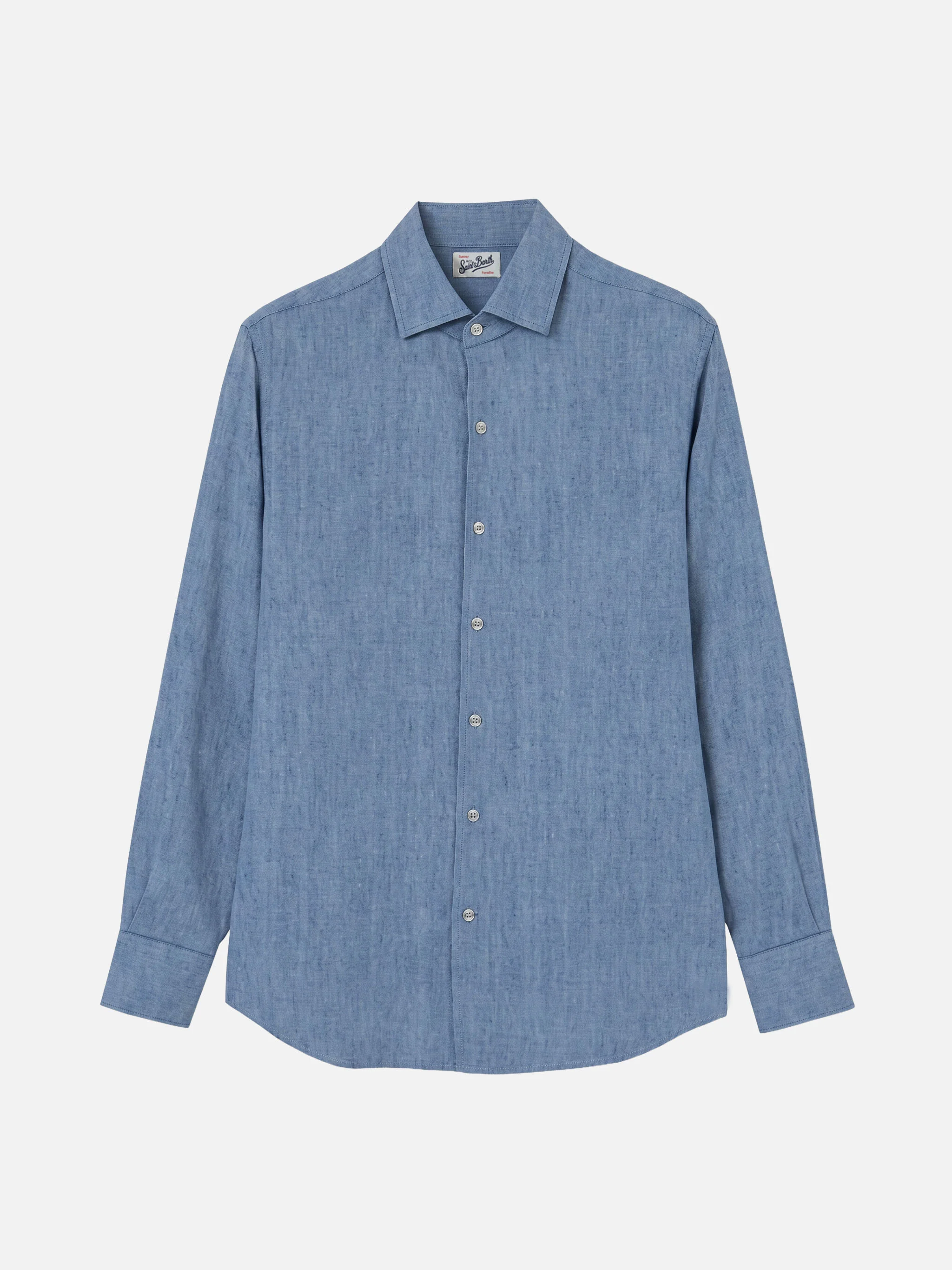 Raphael shirt in light denim chambray - Image 3