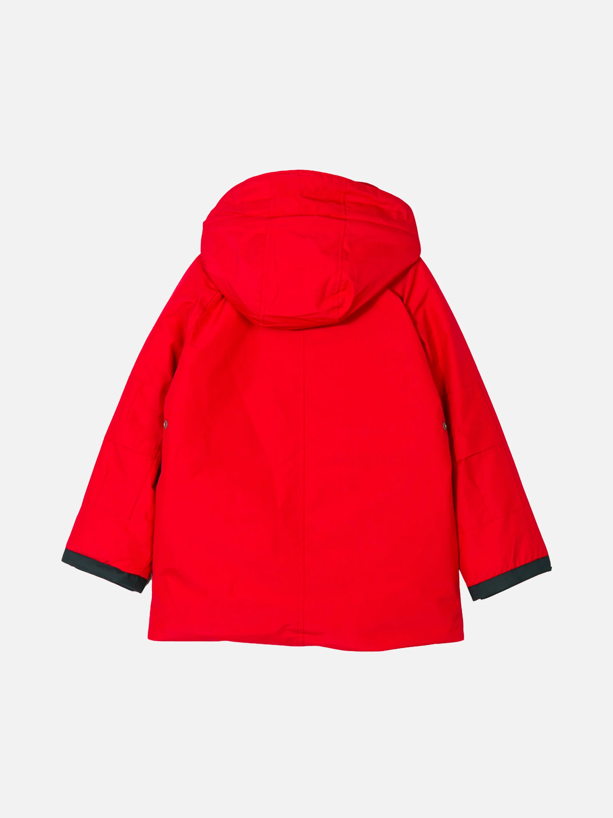 Boy hooded red parka jacket Voyager Jr - Image 2