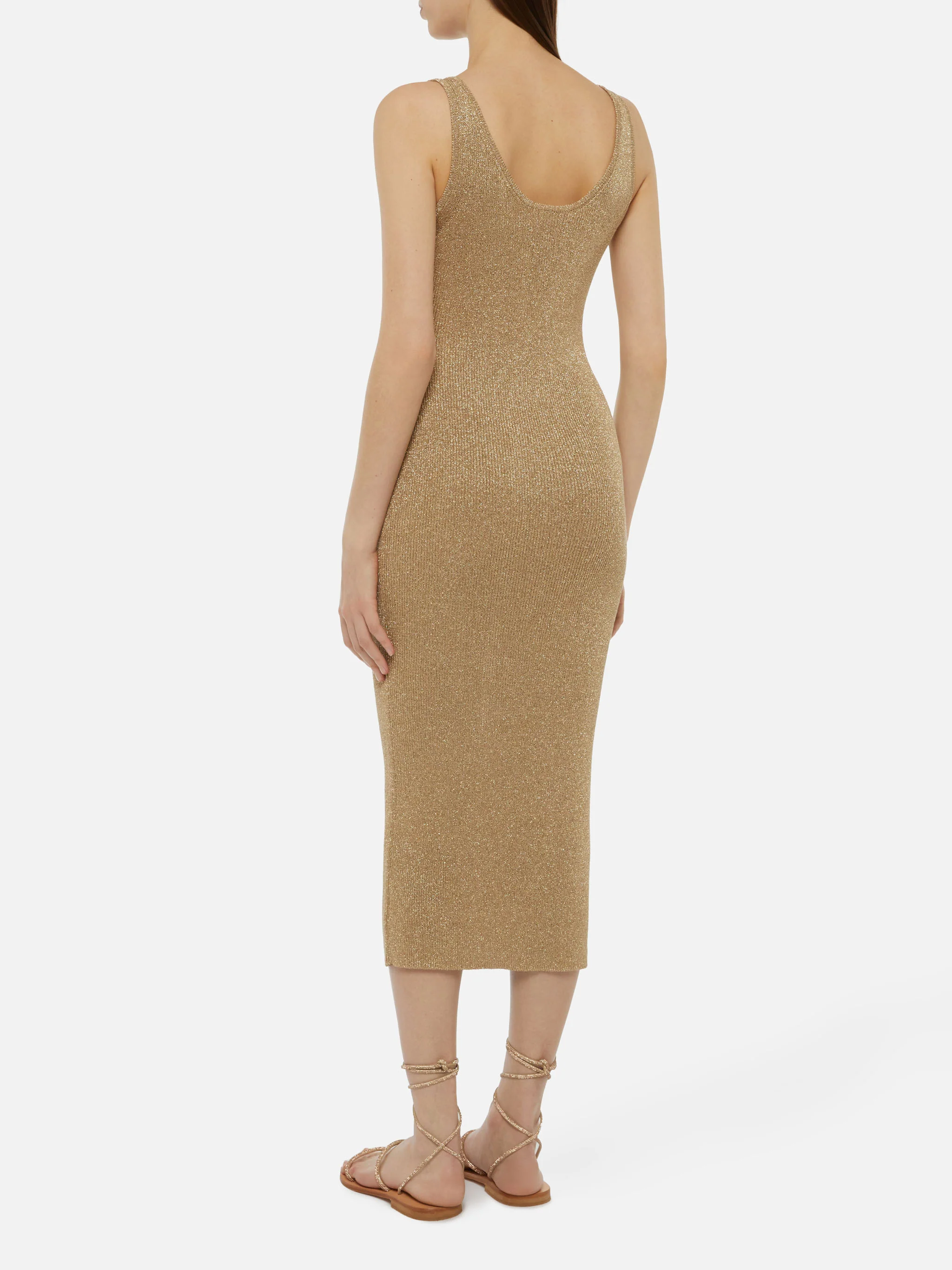 Ronan gold lurex maxi dress - Image 3