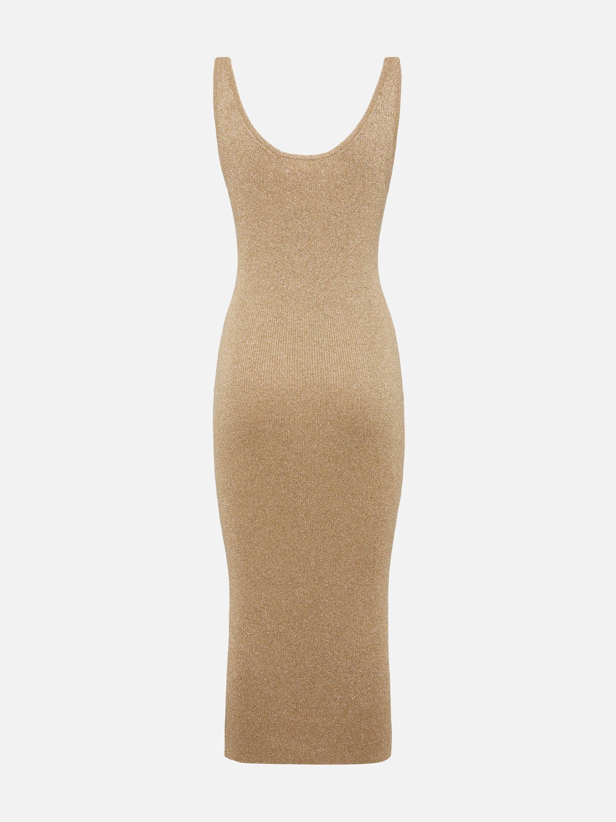 Ronan gold lurex maxi dress - Image 5