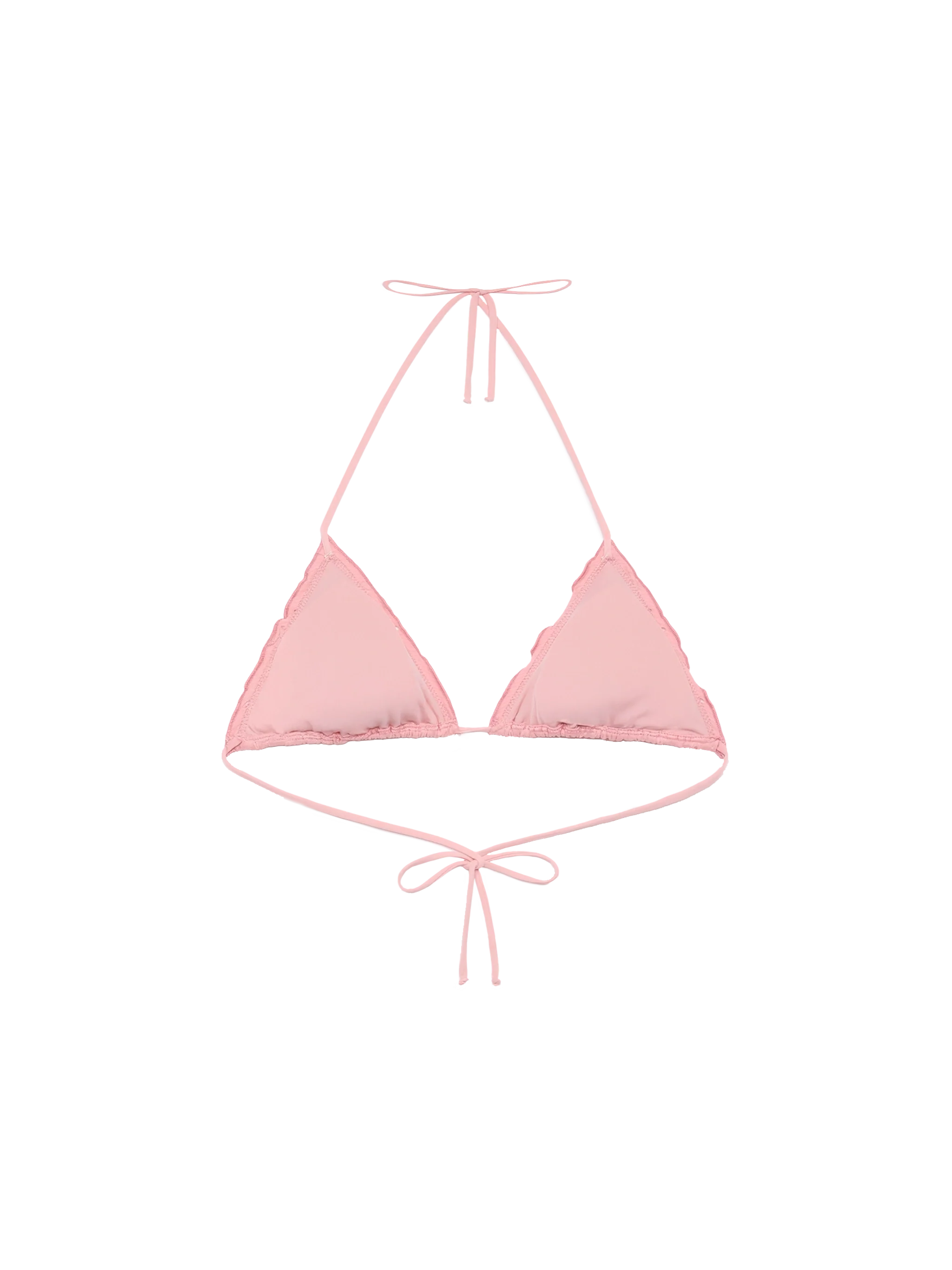 Sagittarius classic pink Sangallo lace triangle top - Image 3