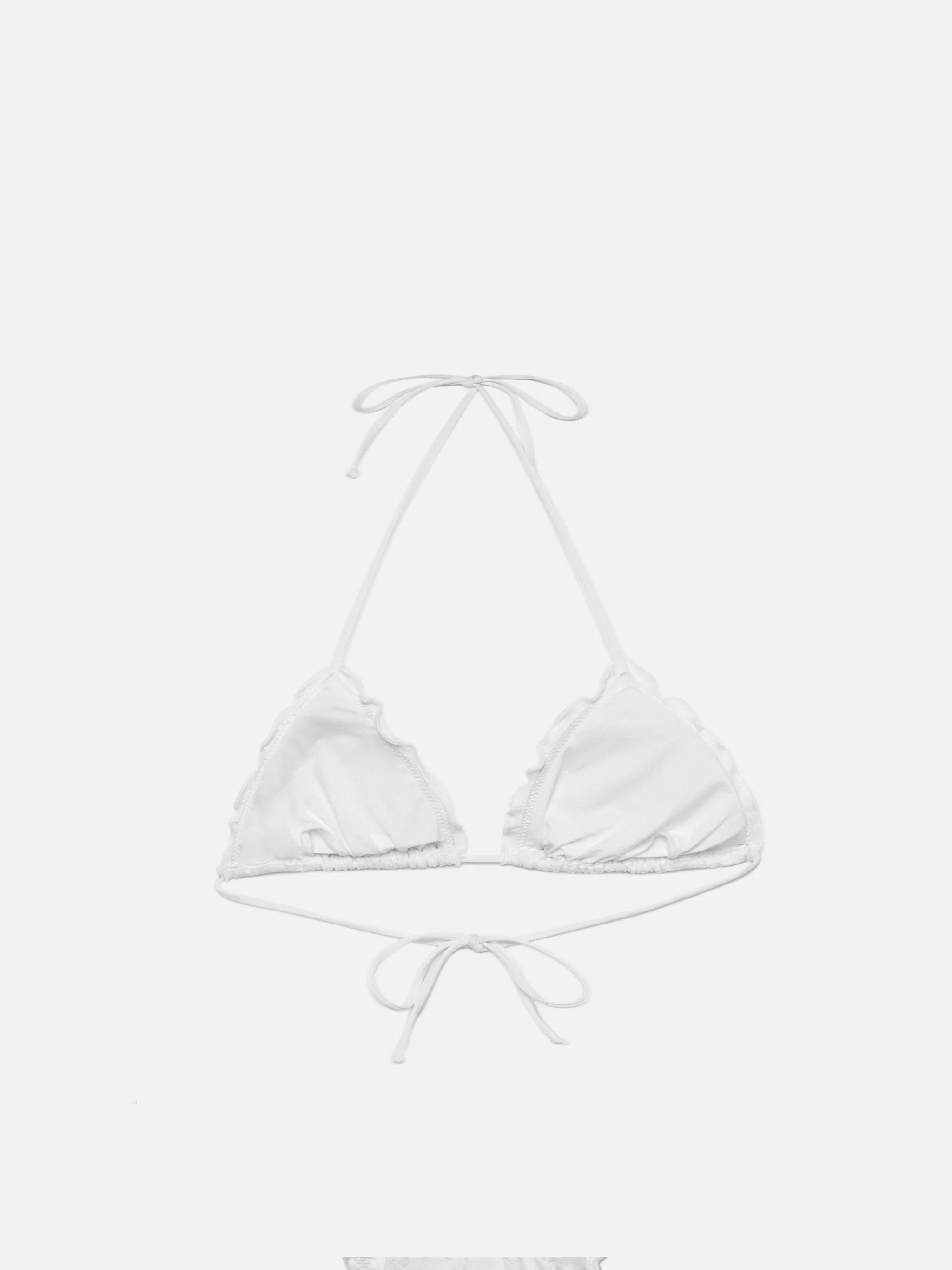 Sagittarius classic white Sangallo lace triangle top - Image 3