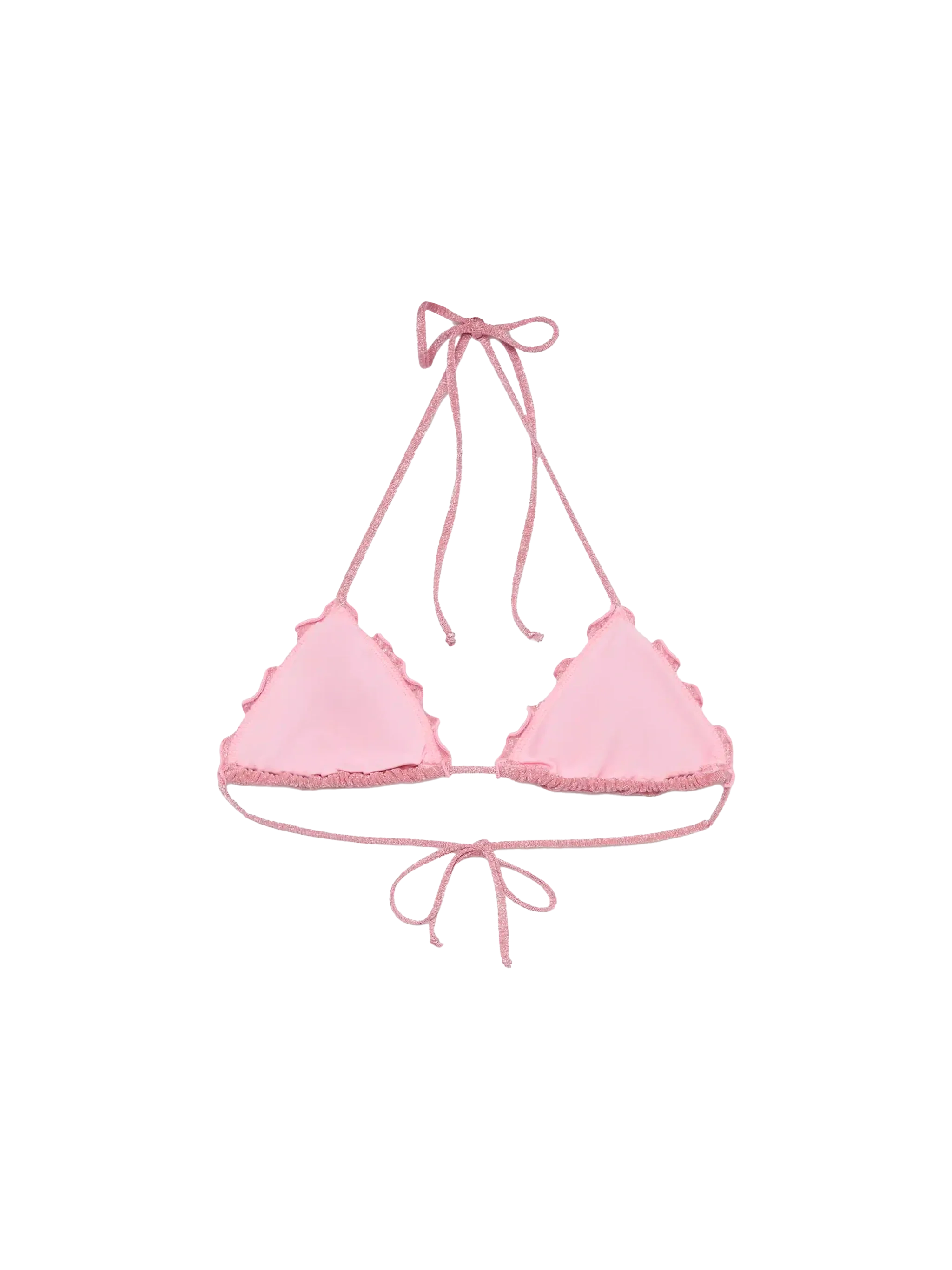 Sagittarius pink lurex classic triangle top - Image 2