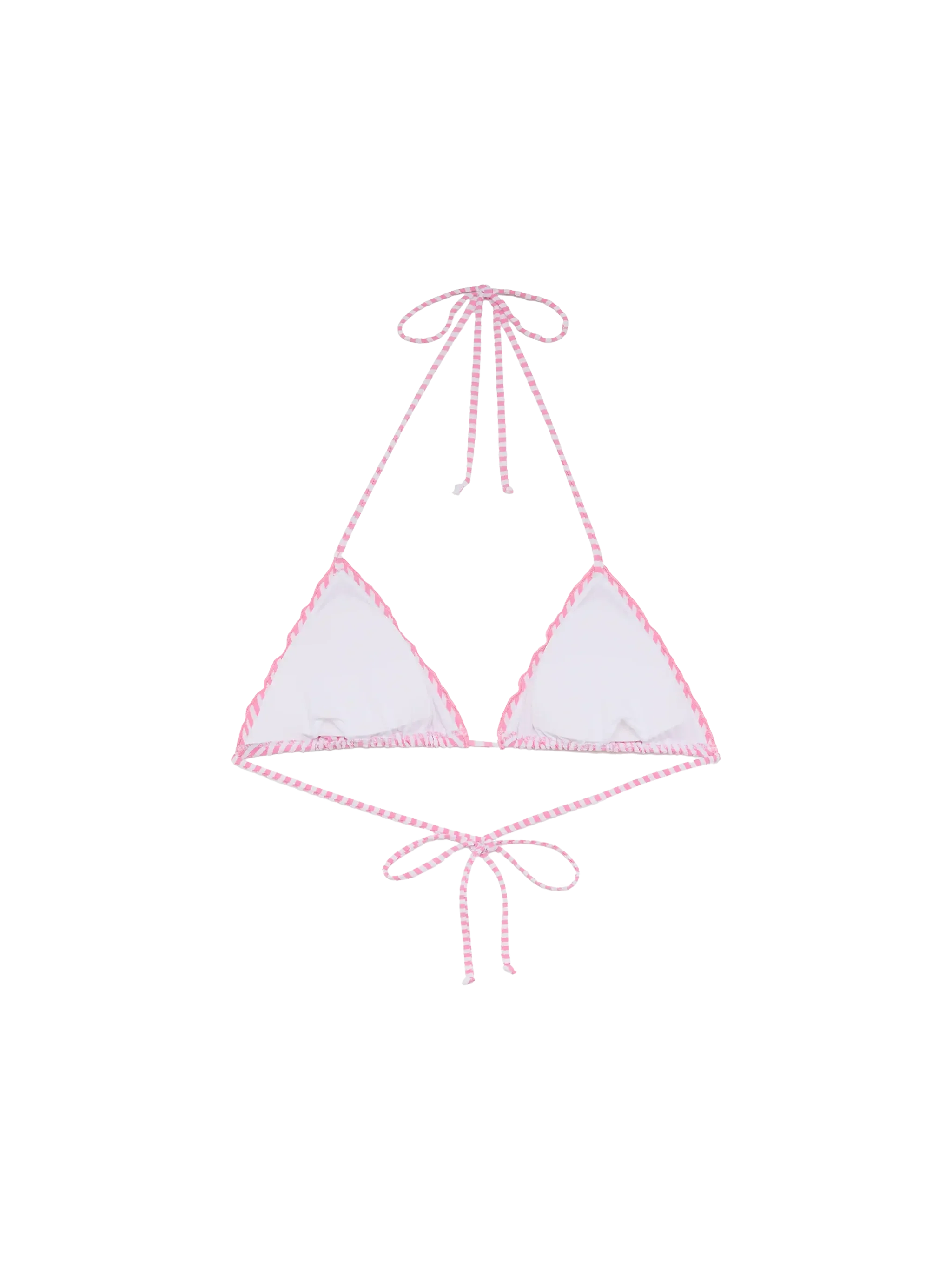 Sagittarius seersucker classic triangle top with striped print - Image 2