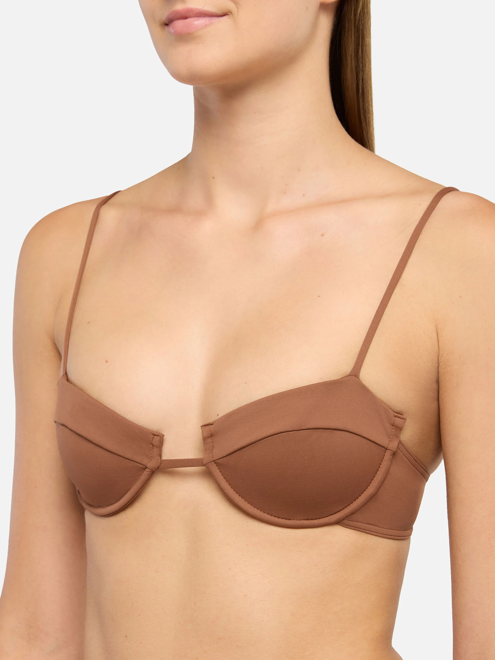 Salina brown underwired bralette - Image 2
