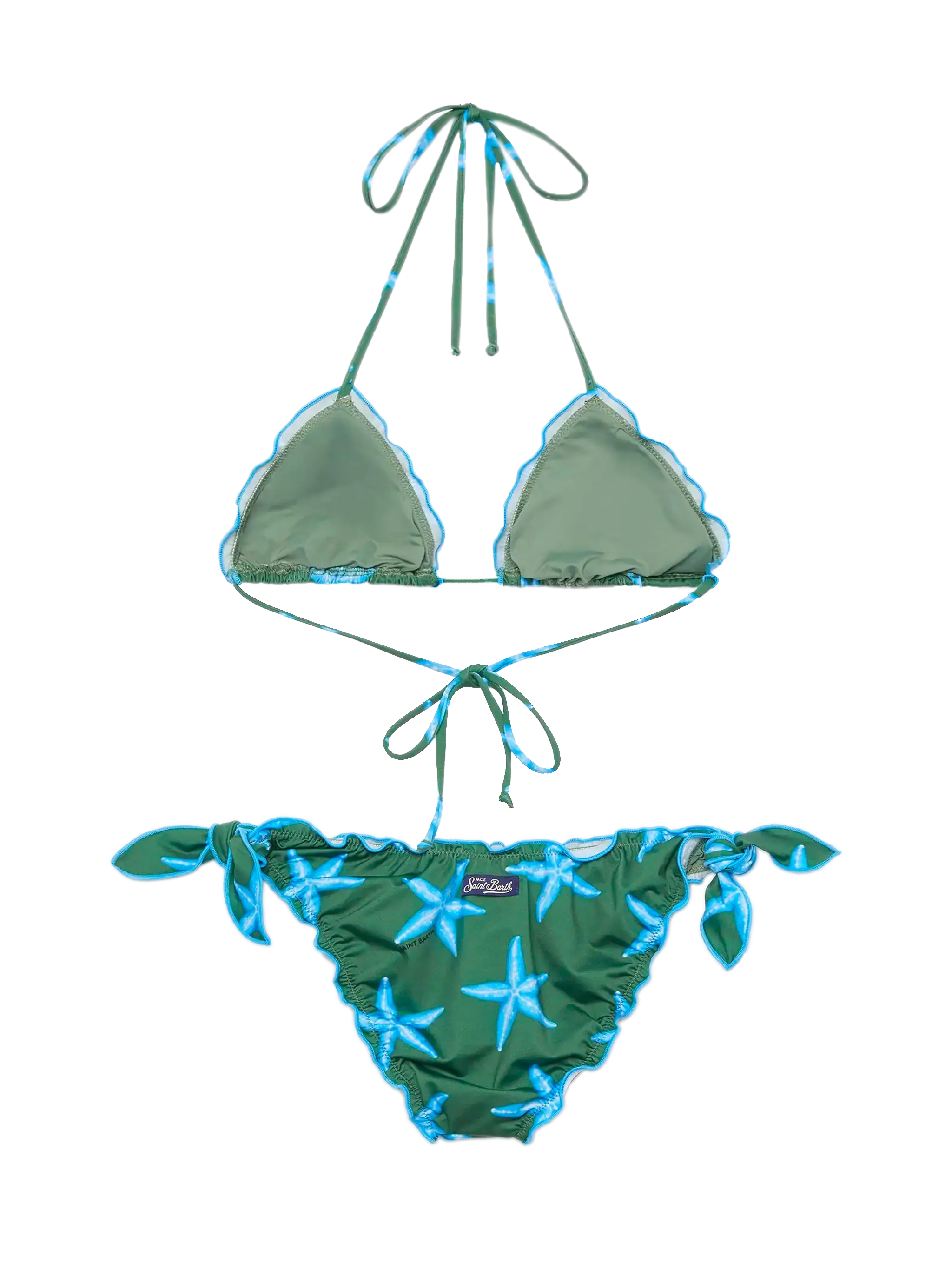 Sarius triangle classic bikini with starfish print - Image 3