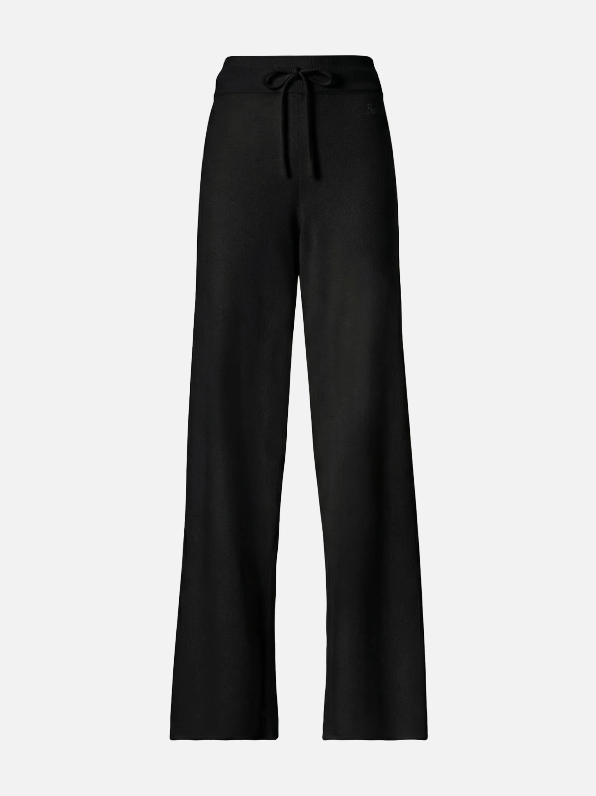 Savine black knitted pants in cashmere blend - Image 3