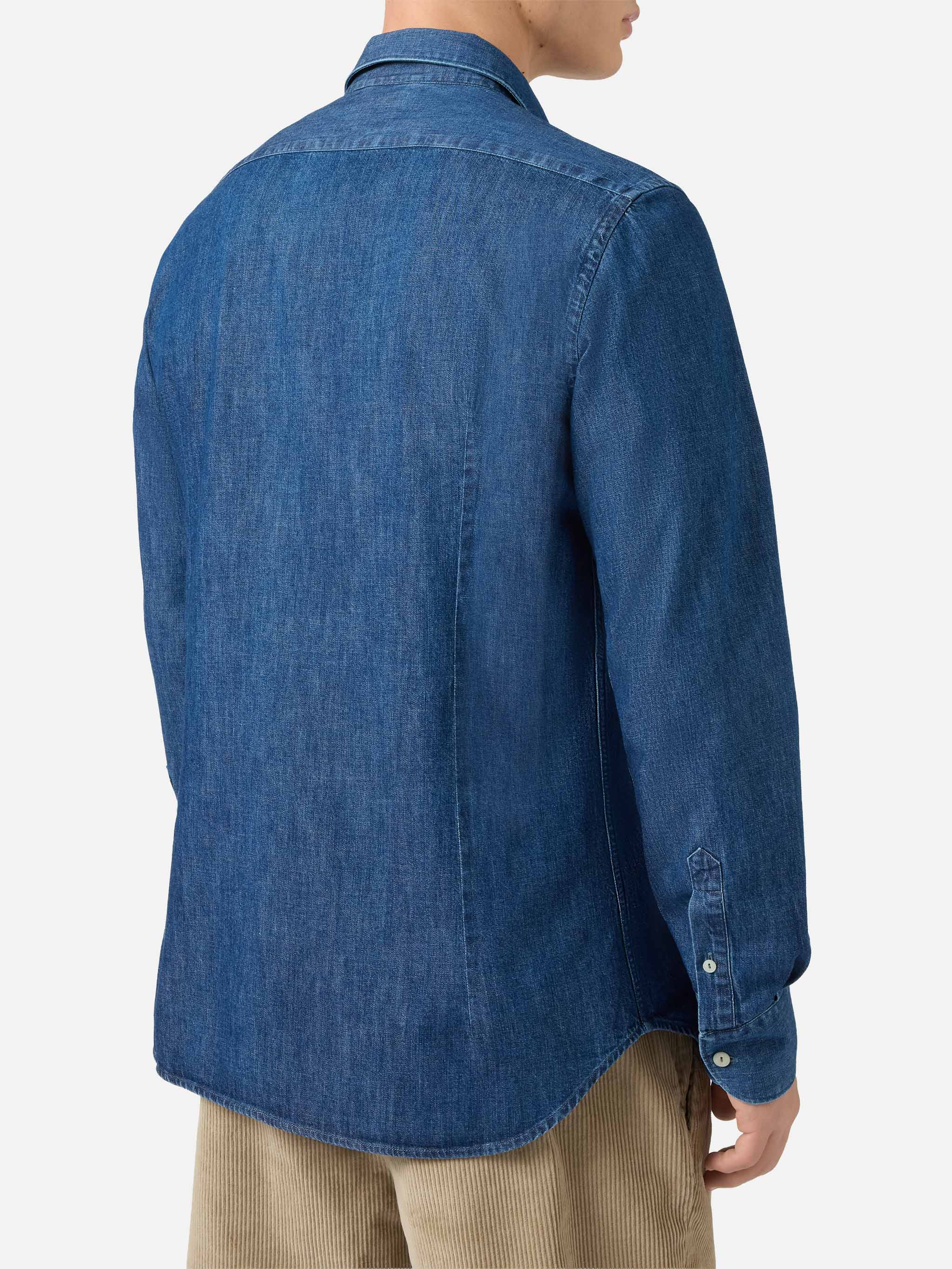 Seefeld denim shirt with classic collar - Image 3