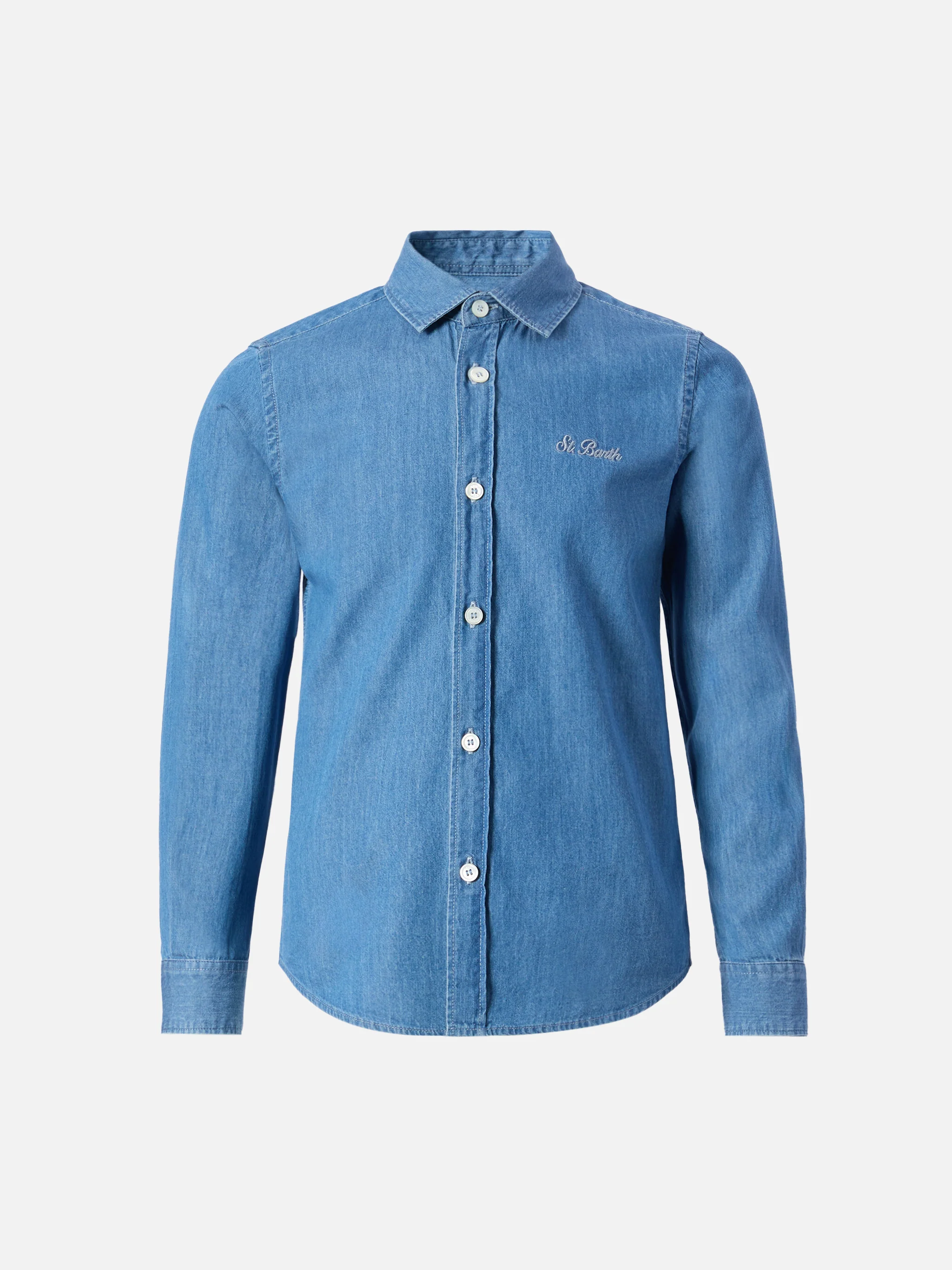 Seefeld Jr chambray shirt with Snoopy print - Image 2