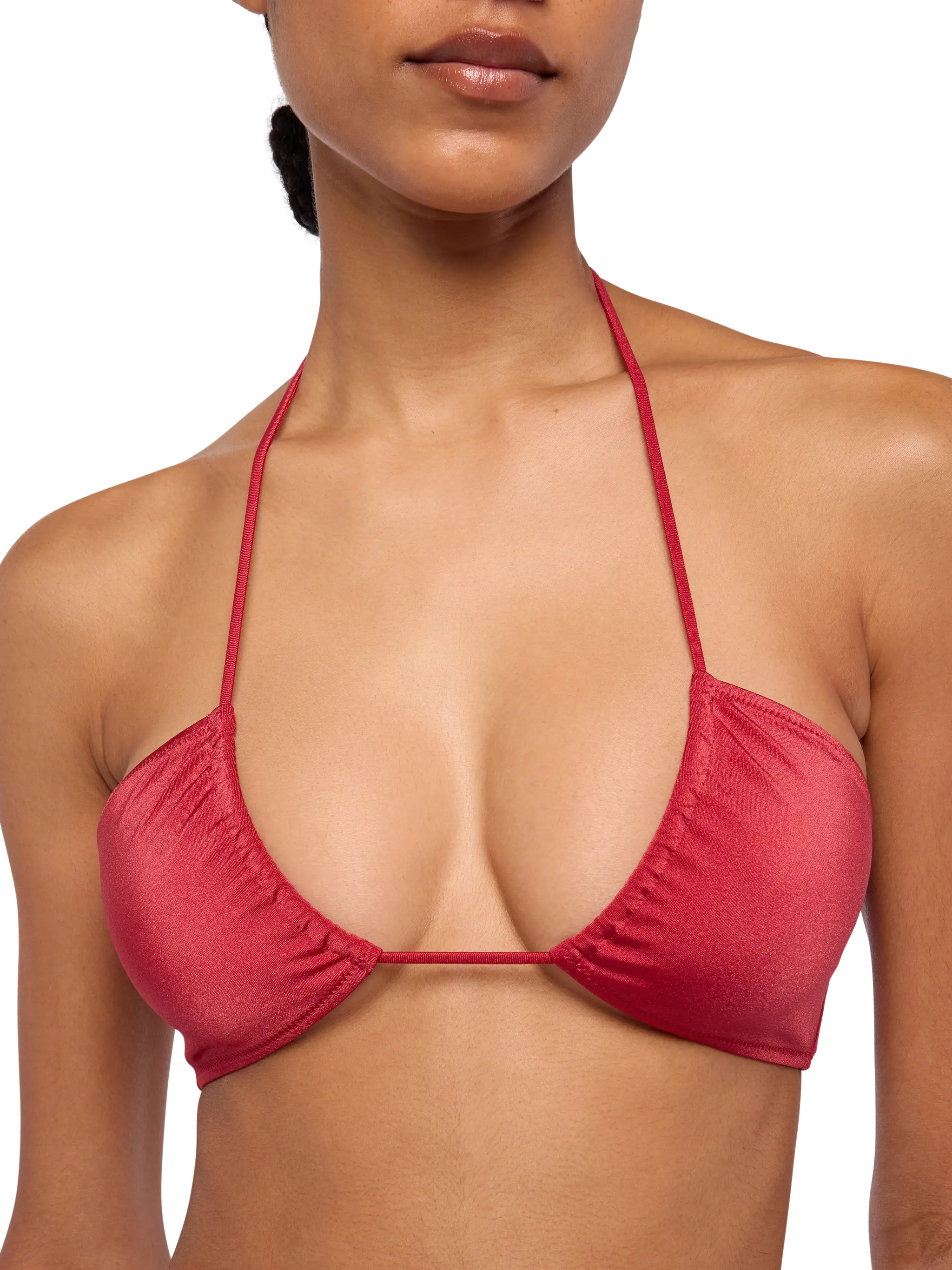 Shimmer brick red bandeau bikini Dhalia Yali - Image 5