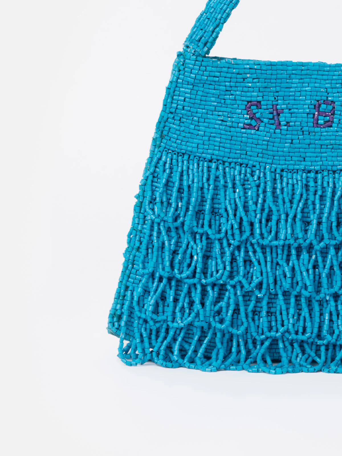 Shiny turquoise Mini Bag Pearl - Image 4