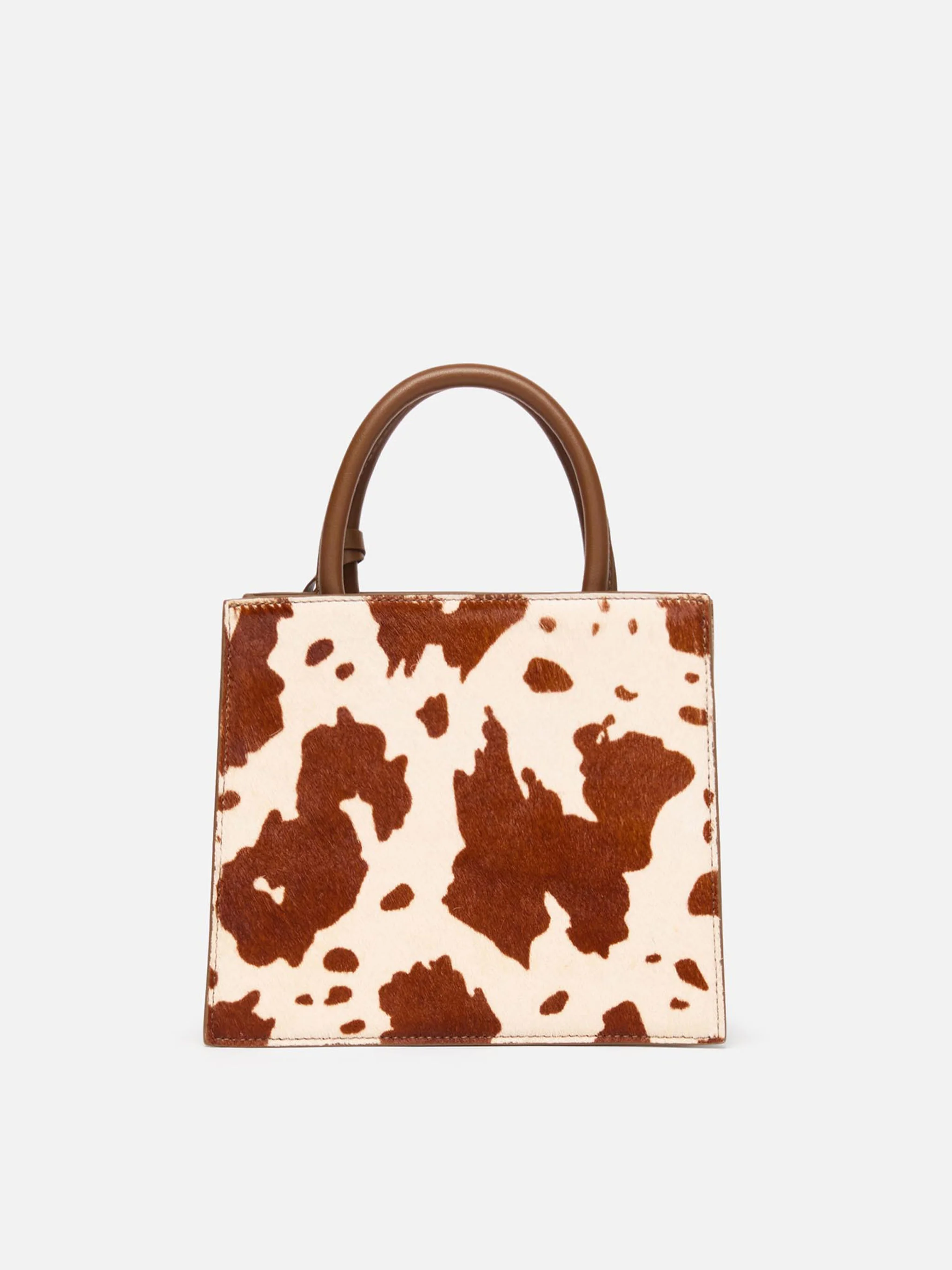 Shop Bag Midi in pony hair with cow skin print - Image 4