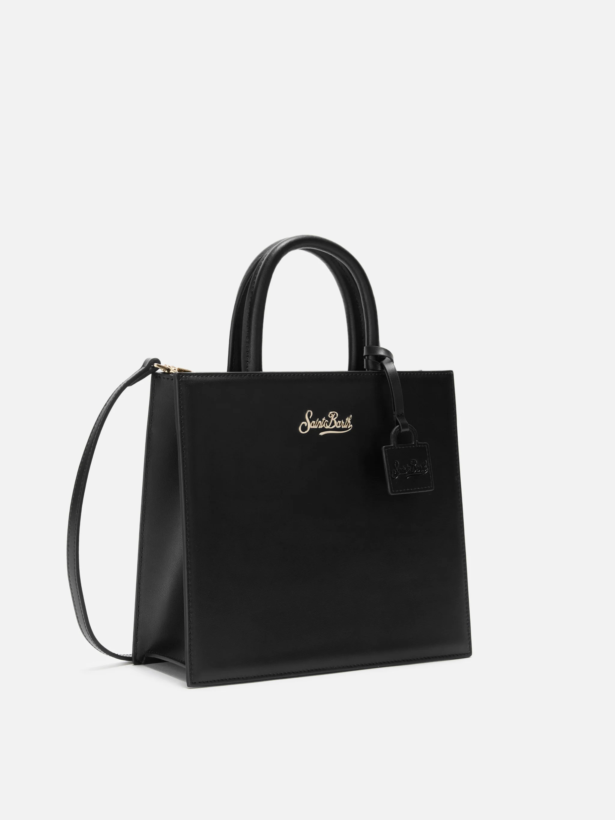 Shop Bag Midi black leather bag - Image 3
