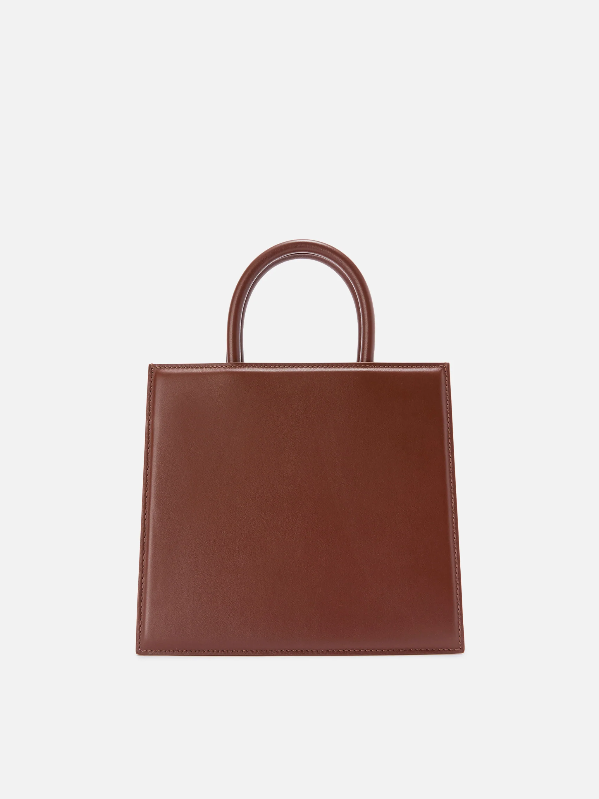 Shop Bag Midi brown leather bag - Image 3