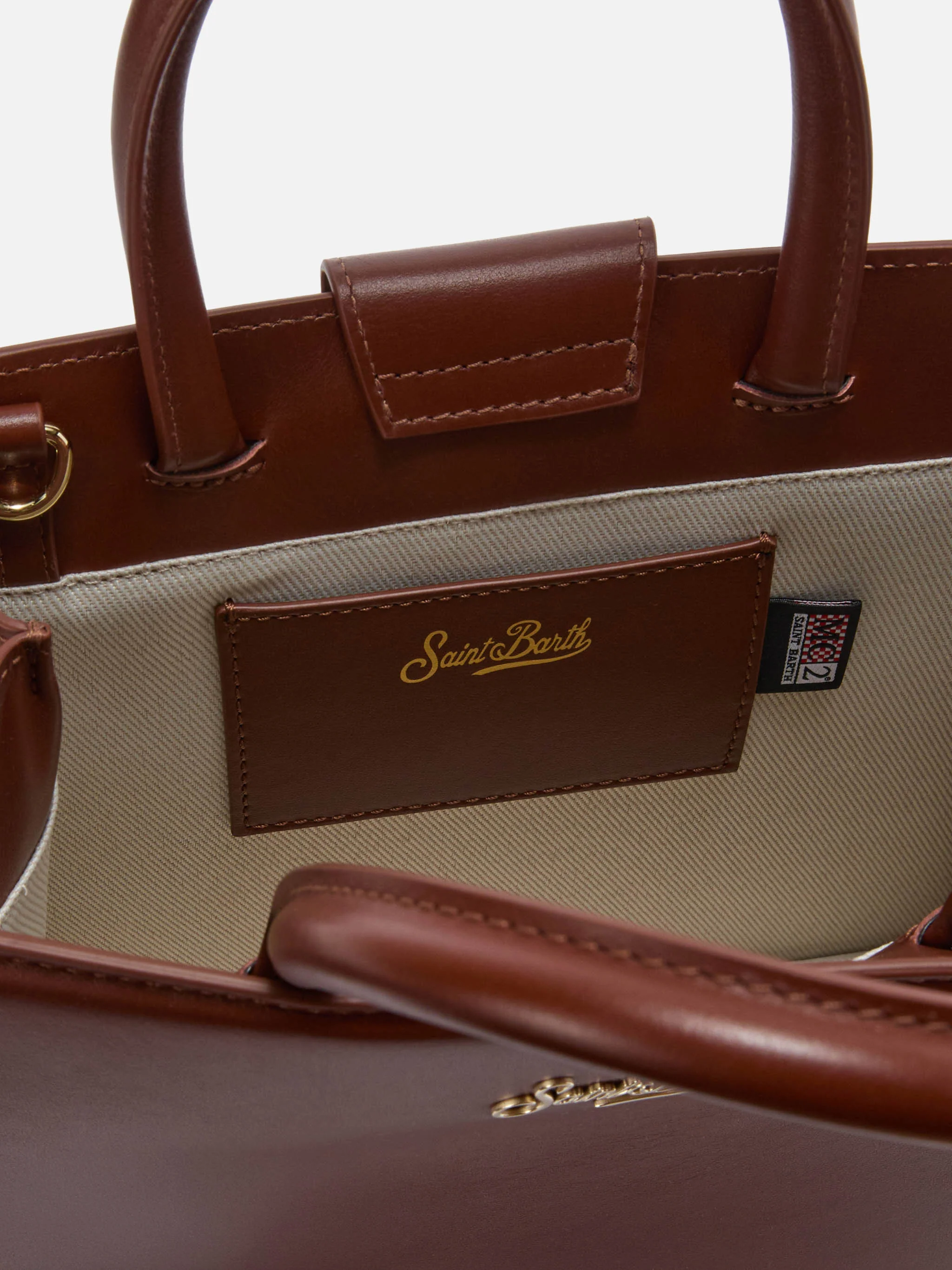 Shop Bag Midi brown leather bag - Image 4