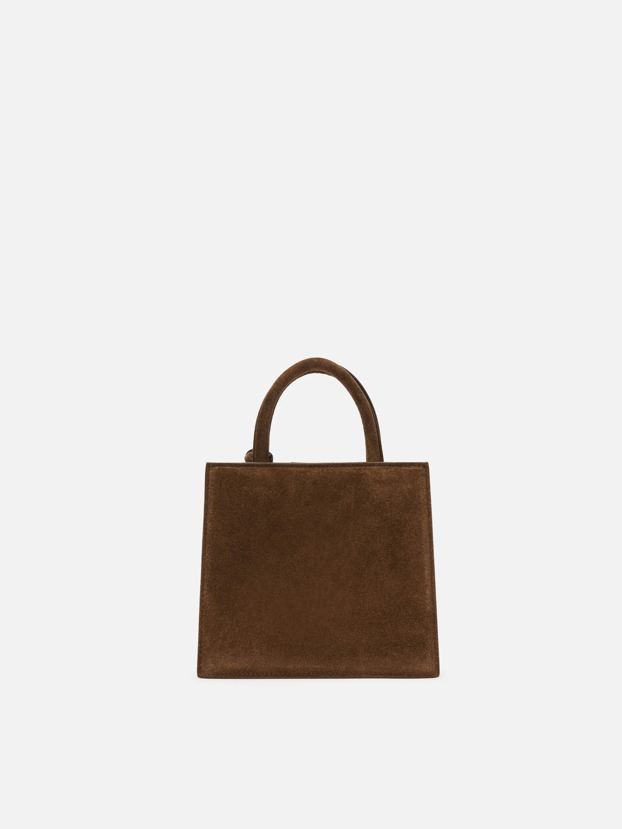 Shop Bag Mini brown suede bag - Image 4