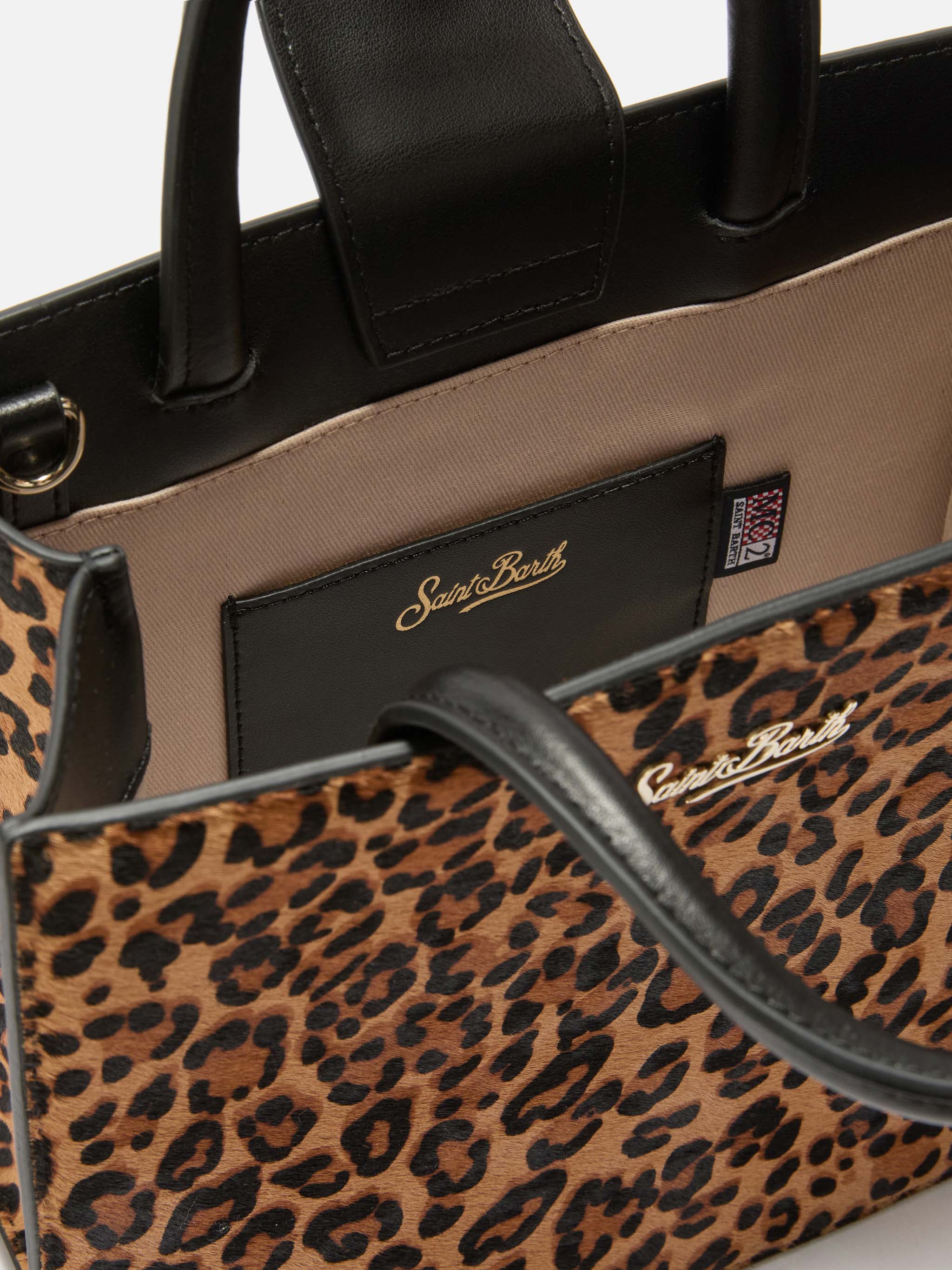 Shop Bag Midi leopard print bag - Image 5