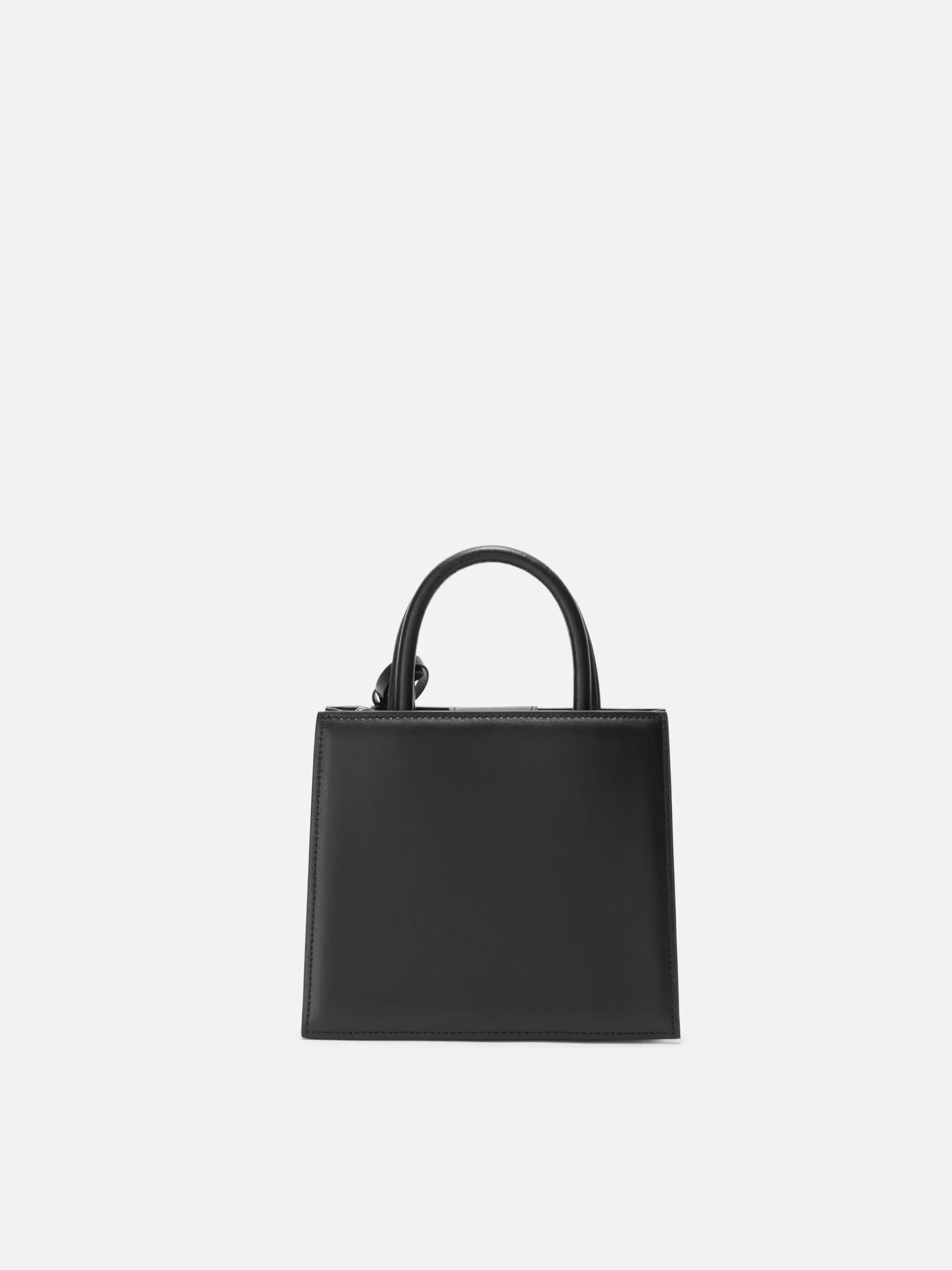 Shop Bag Mini Handbag in black leather - Image 4