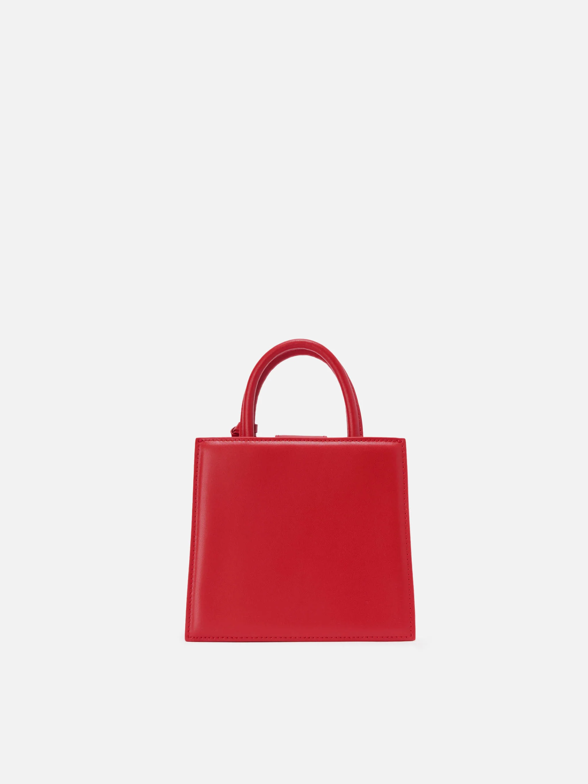 Shop Bag Mini red leather bag - Image 4