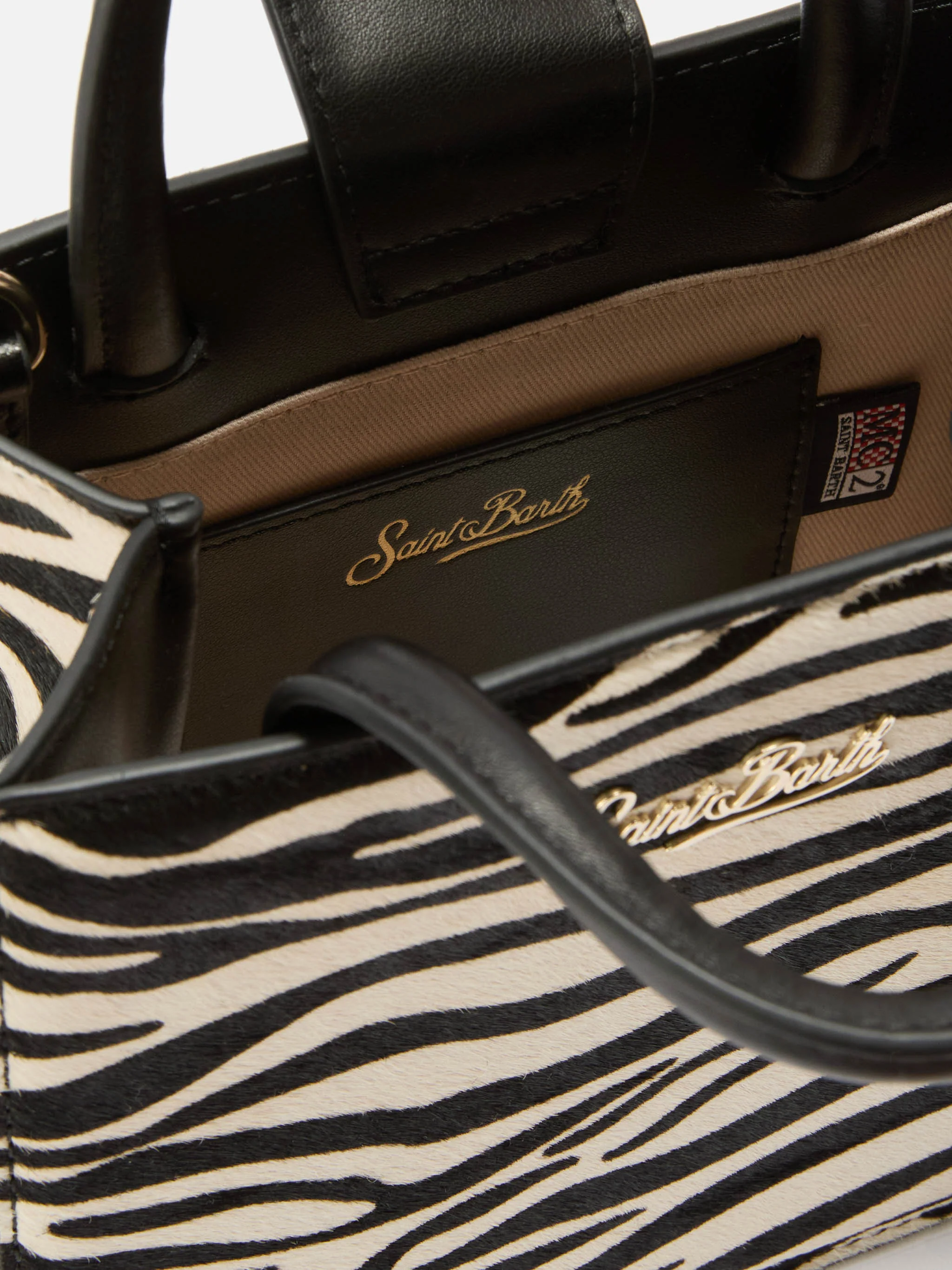 Shop Bag Mini zebra print bag - Image 5