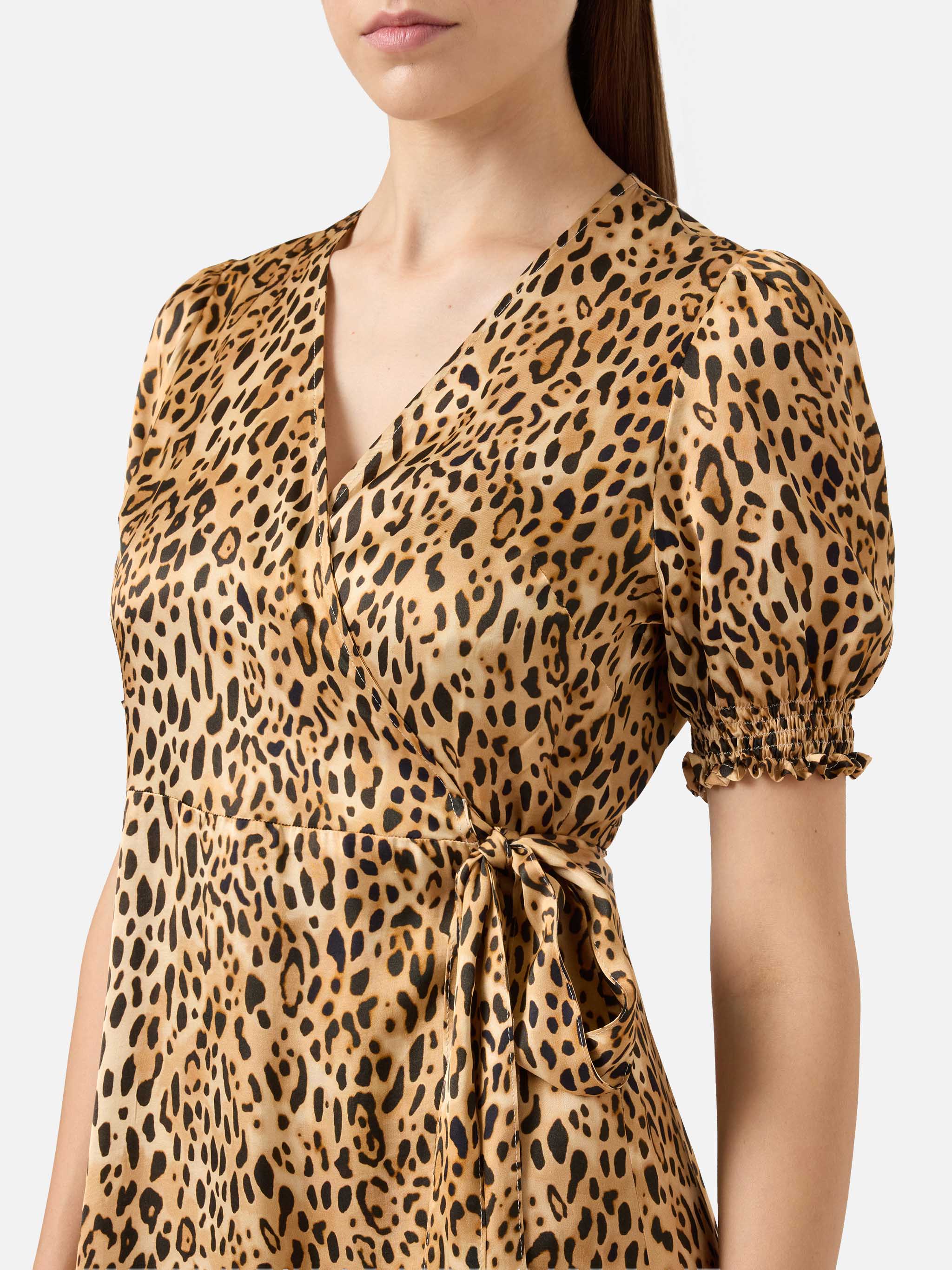 Grace short dress with animalier print - Image 2