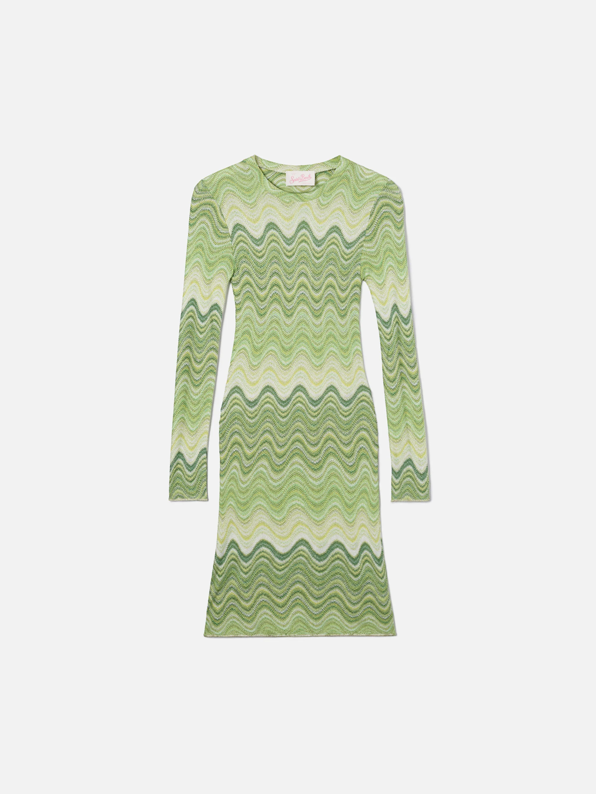 Imany green raschel dress - Image 4
