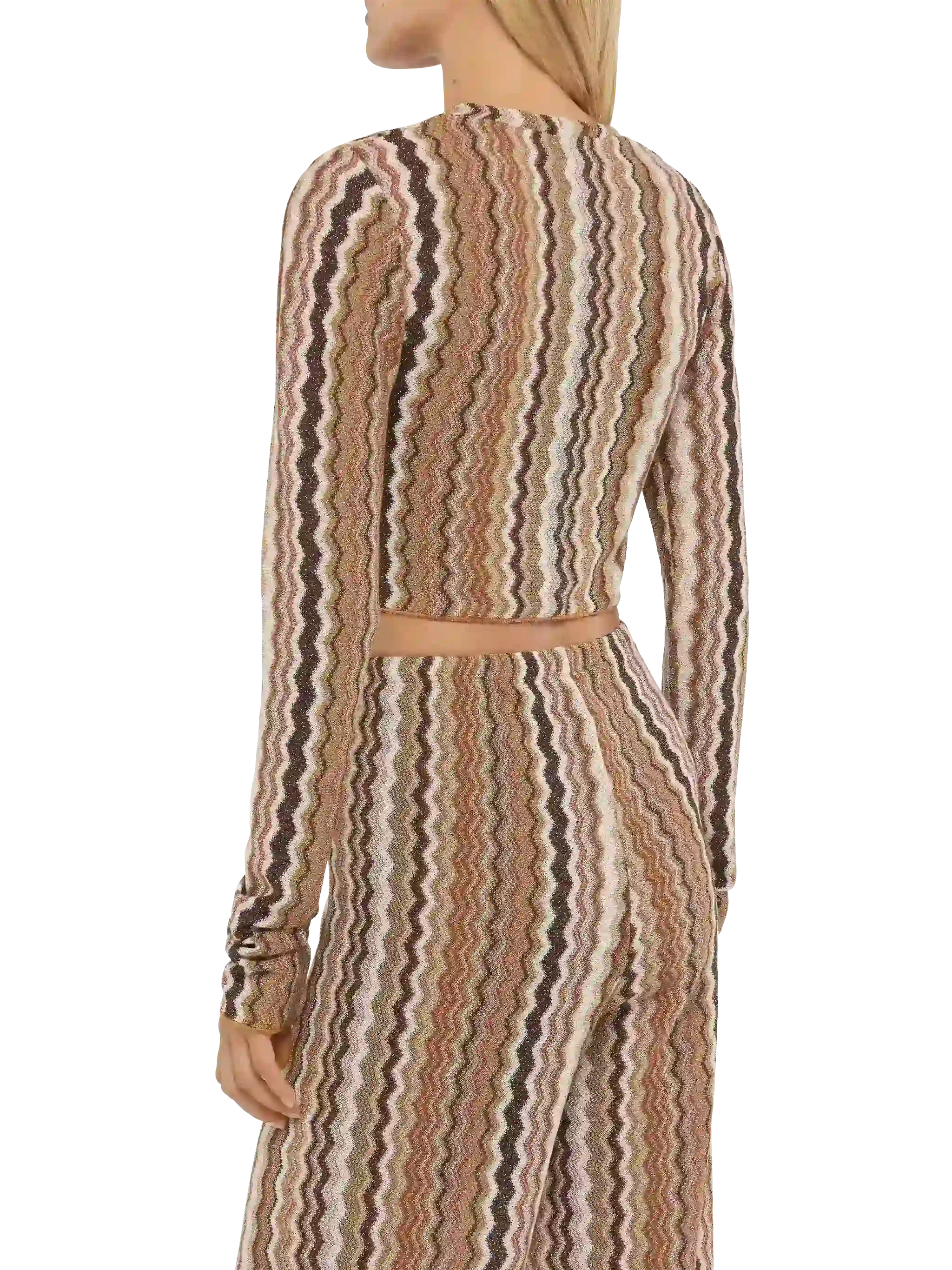 Siviglia raschel knit cropped t-shirt - Image 4