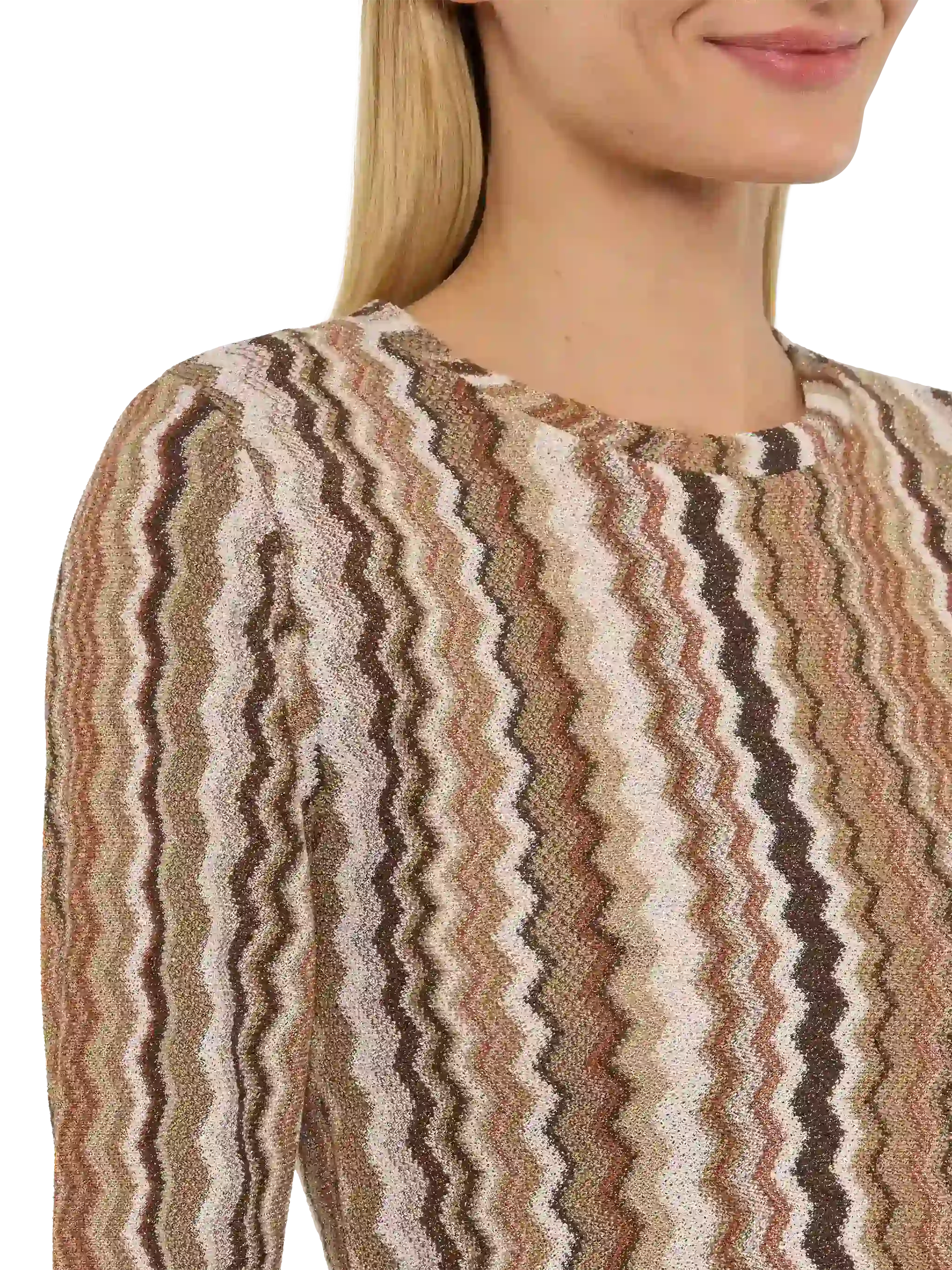 Siviglia raschel knit cropped t-shirt - Image 5