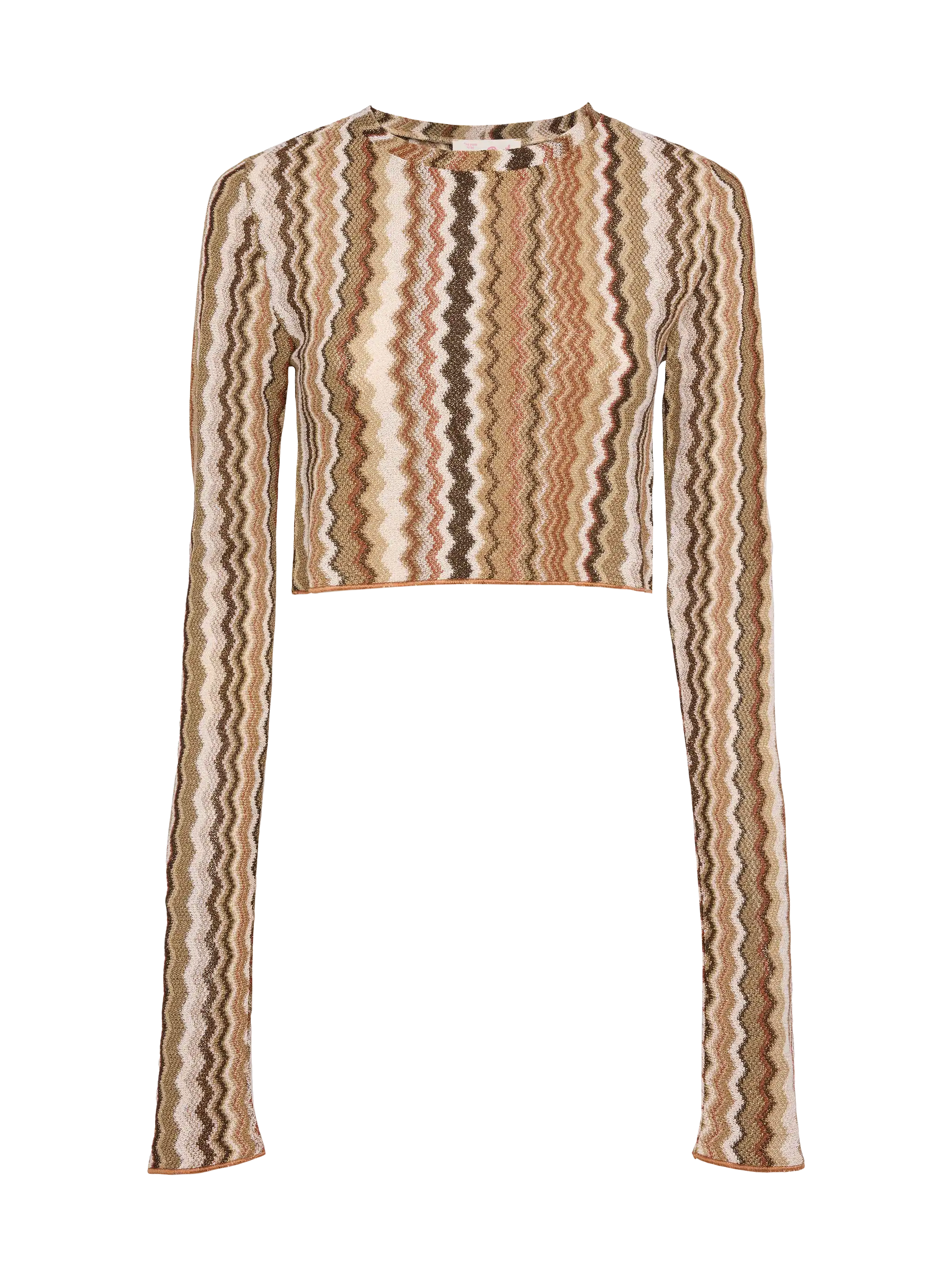 Siviglia raschel knit cropped t-shirt - Image 6