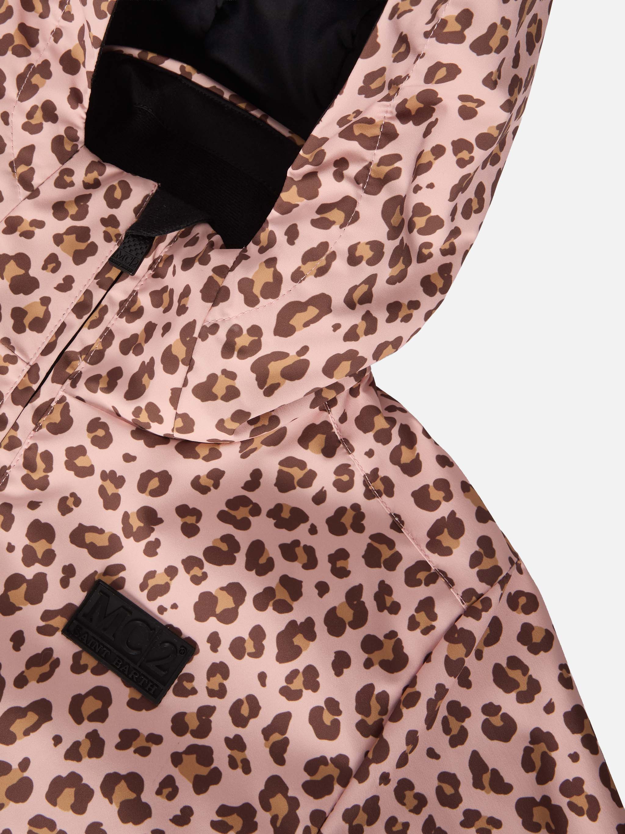 Ski jacket Chavanette with leopard print - Image 3