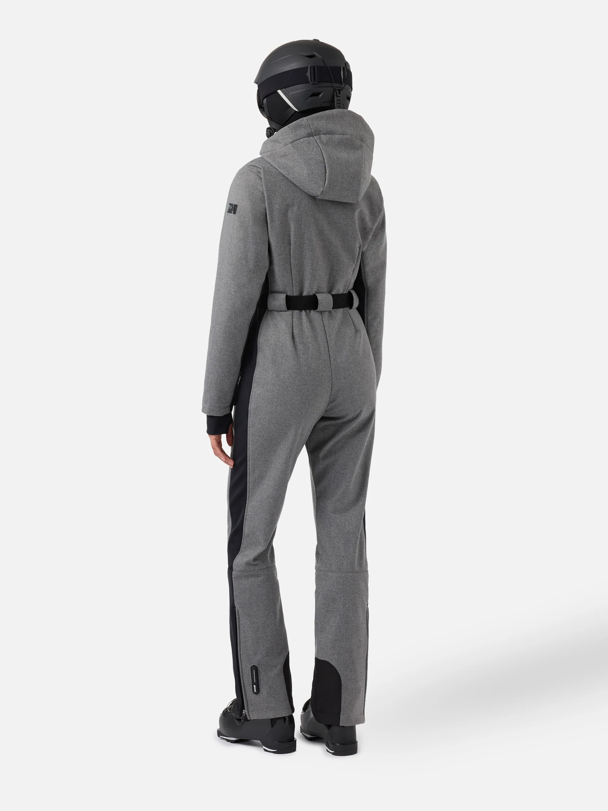 Ski suit Garmisch in grey with RECCO® technology - Image 3