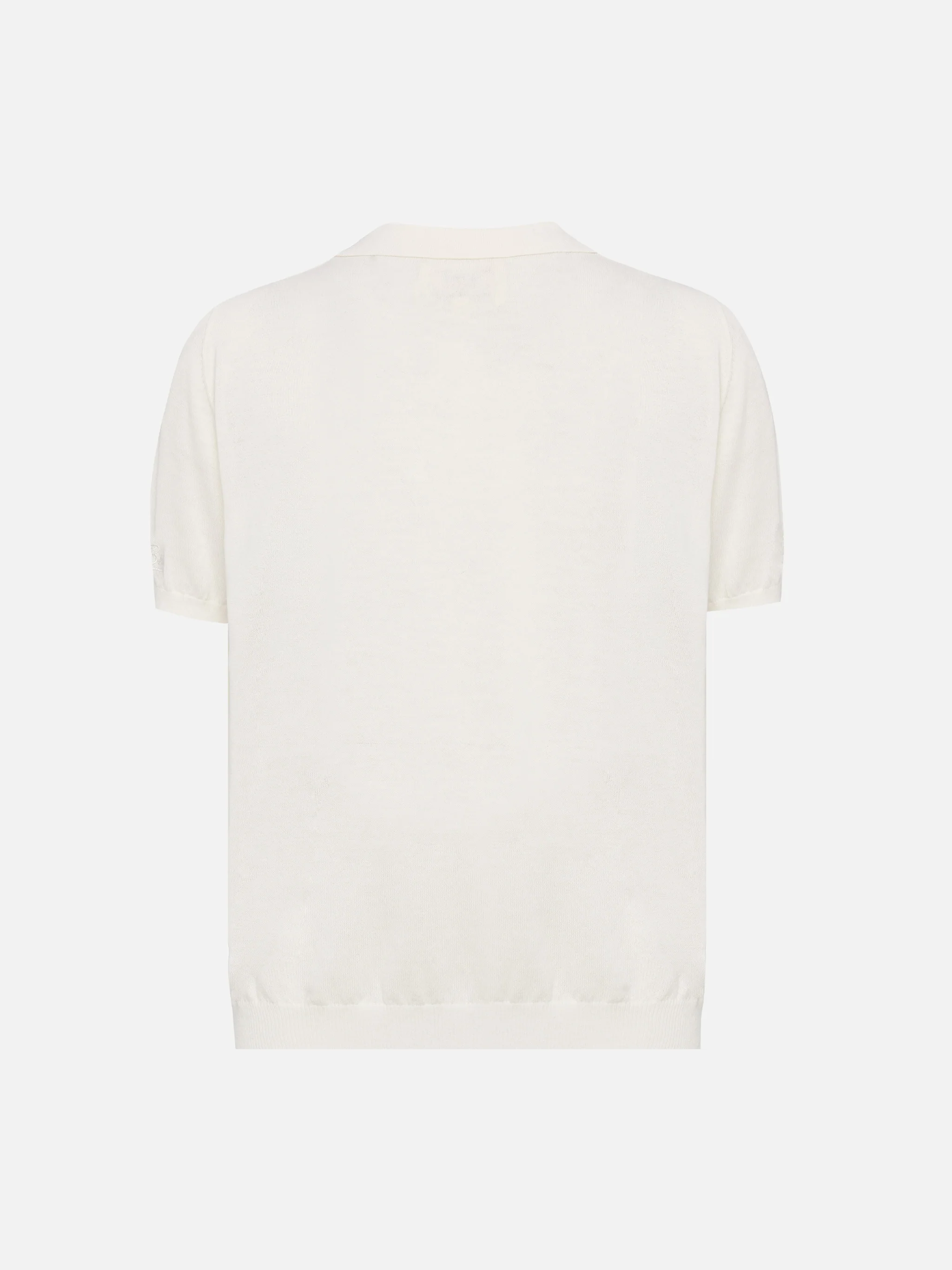 Sloan Jr white knitted polo shirt - Image 2
