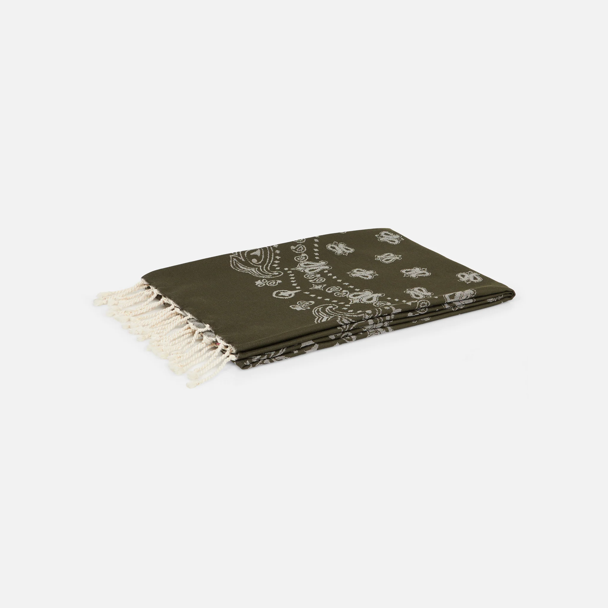 Soft jacquard Fouta with wave trim - Image 3