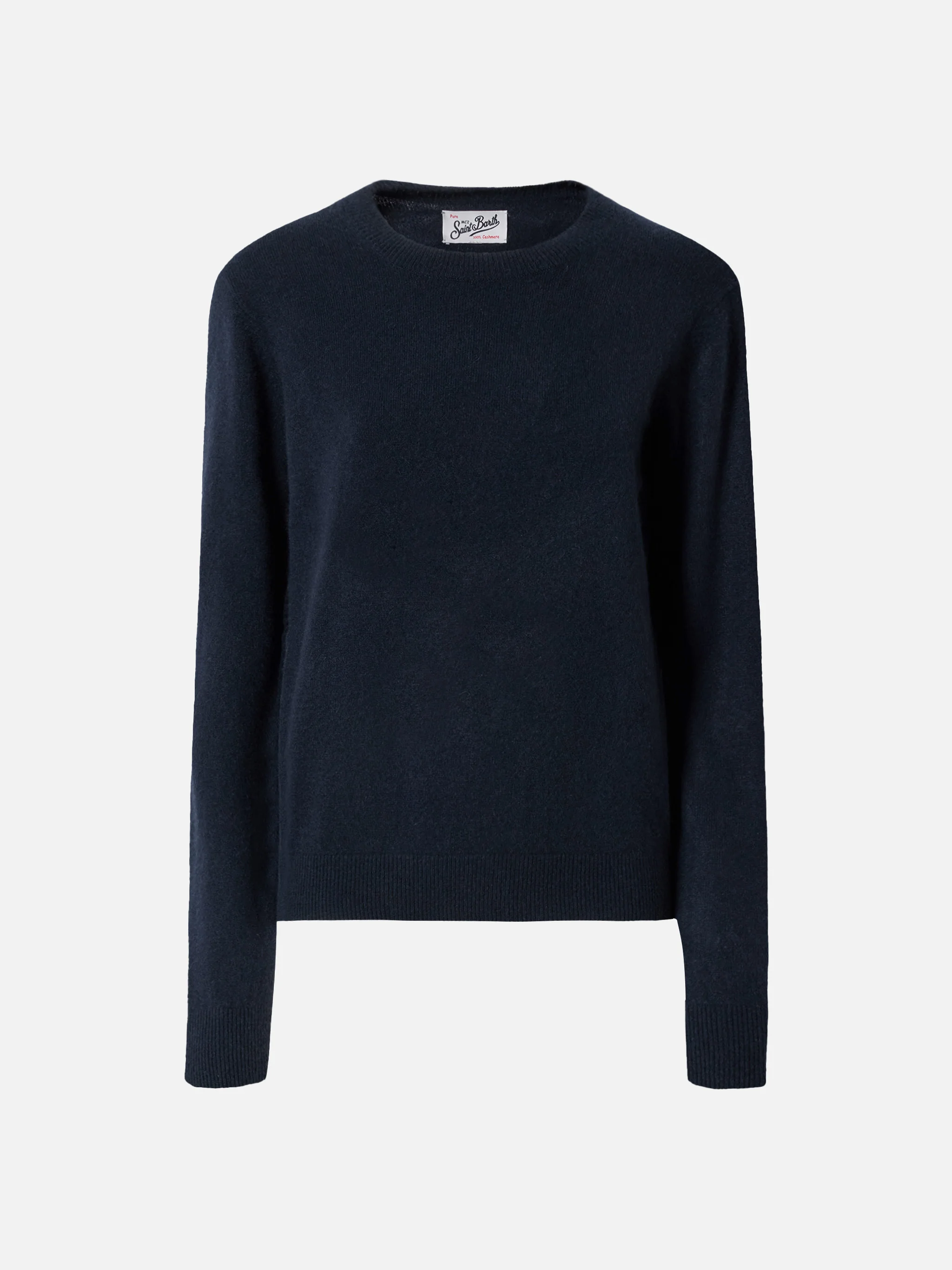 100% CASHMERE Sorbonne sweater in navy blue - Image 5