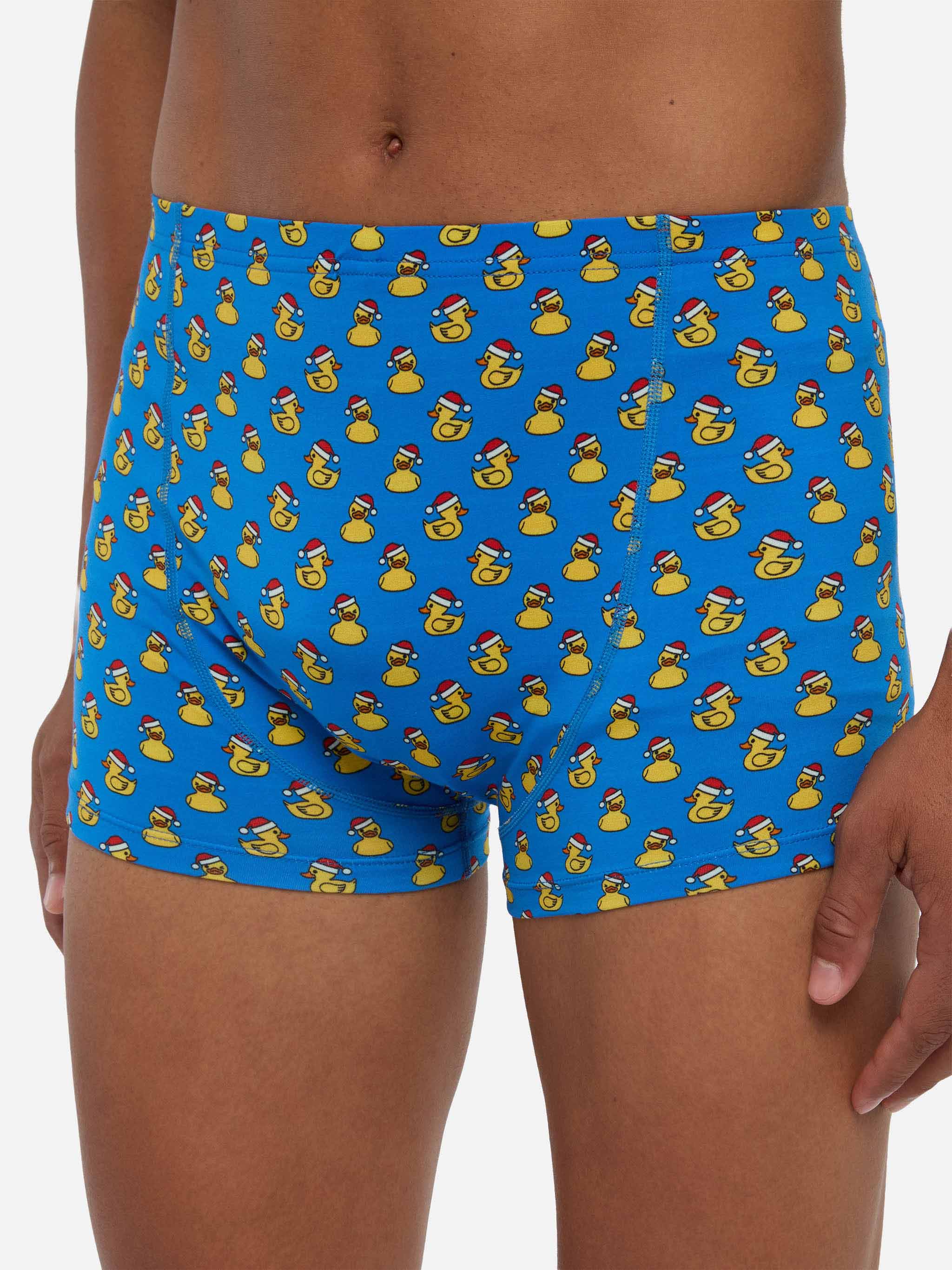 Stretch underwear boxer Howard with ducky print - Image 3