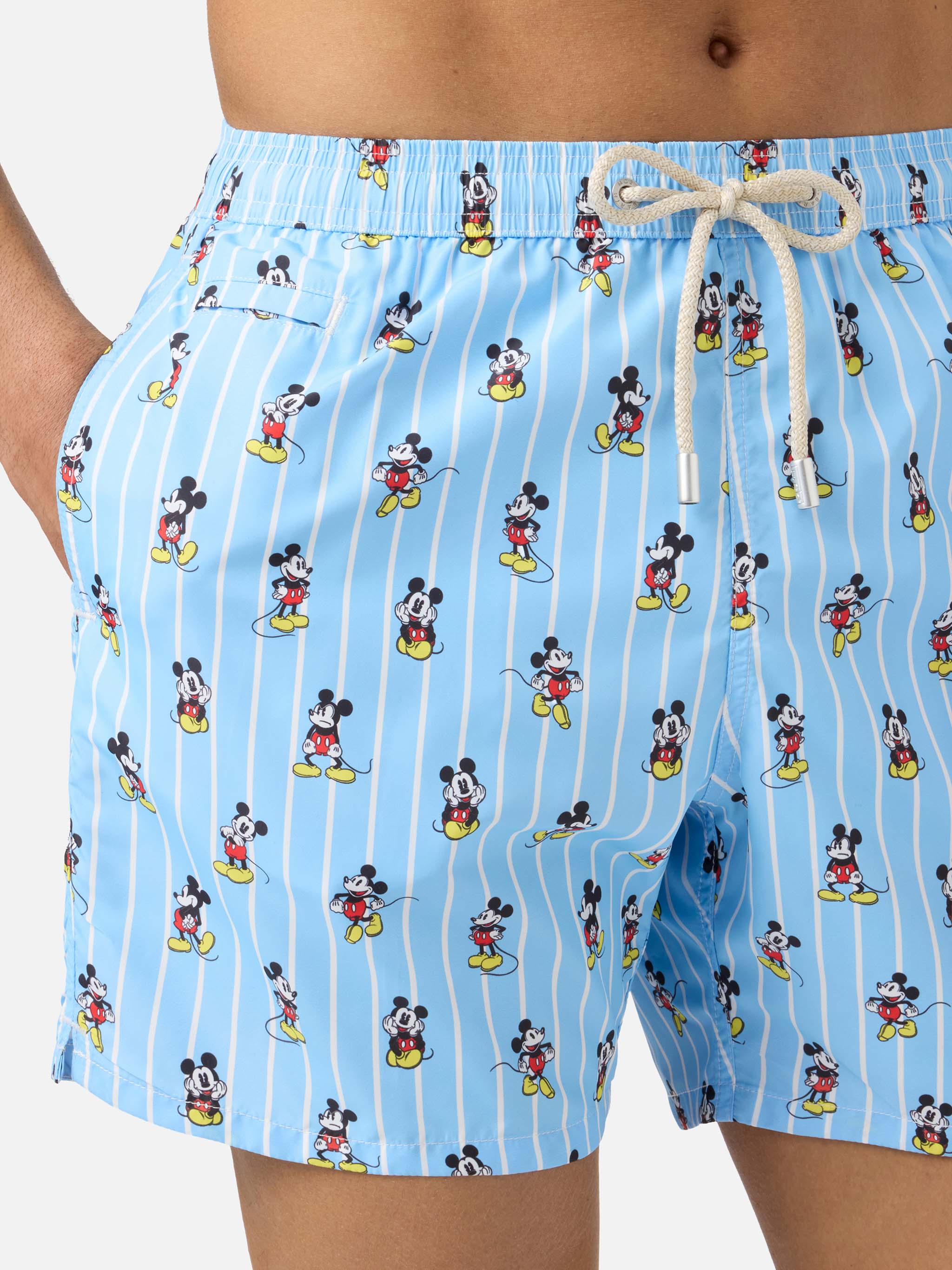 Striped Lighting Micro swim shorts with Mickey Mouse print | Special Edition - Image 4