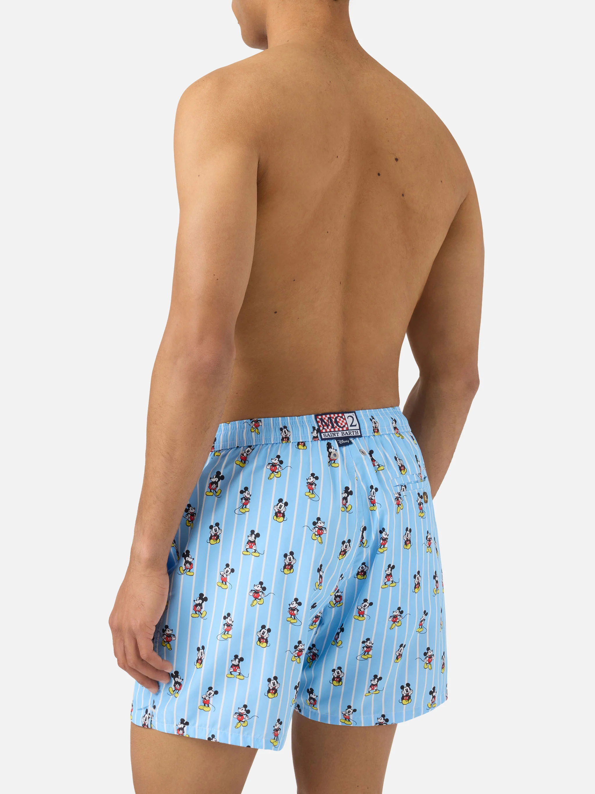 Striped Lighting Micro swim shorts with Mickey Mouse print | Special Edition - Image 5