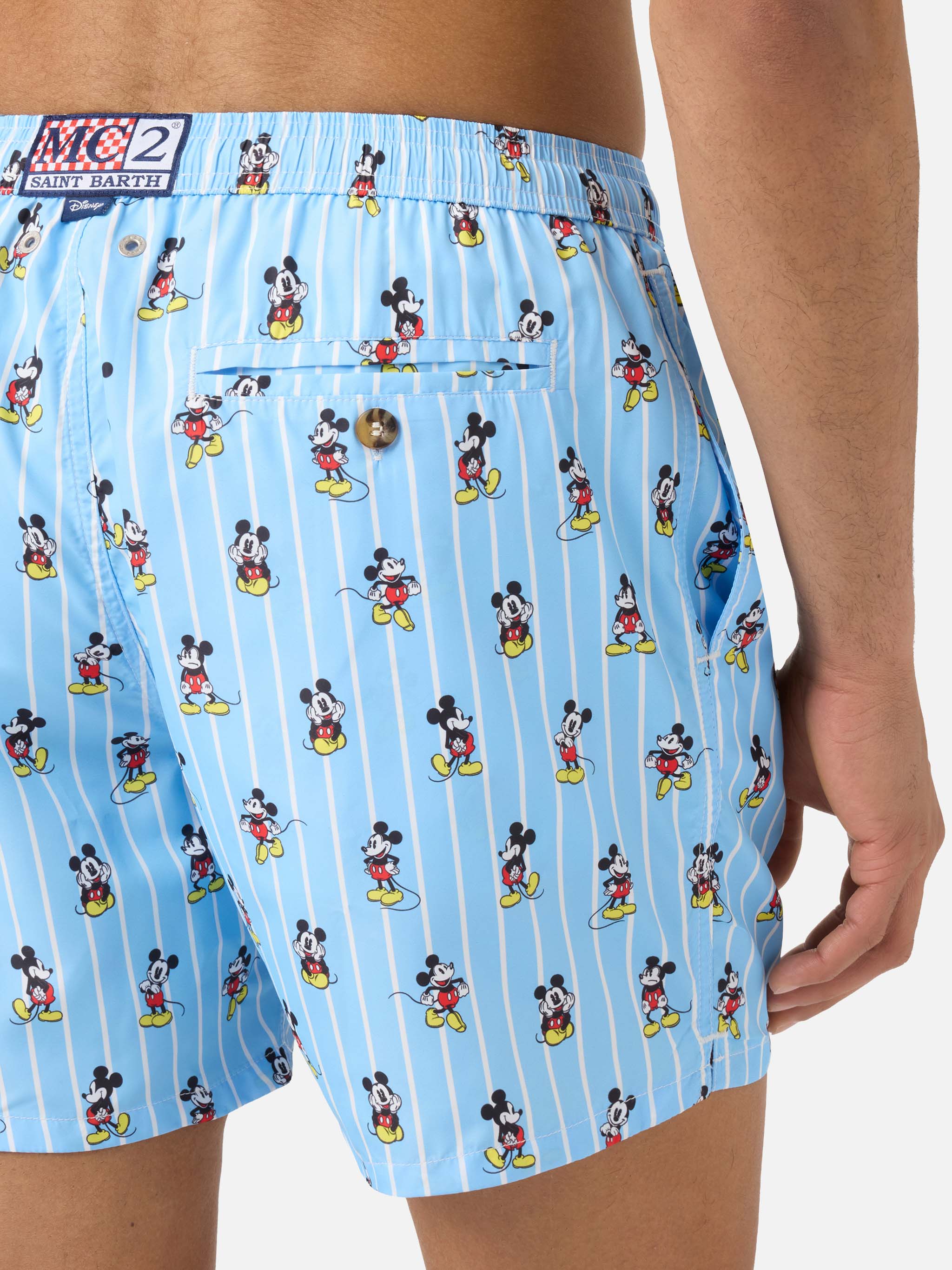 Striped Lighting Micro swim shorts with Mickey Mouse print | Special Edition - Image 6