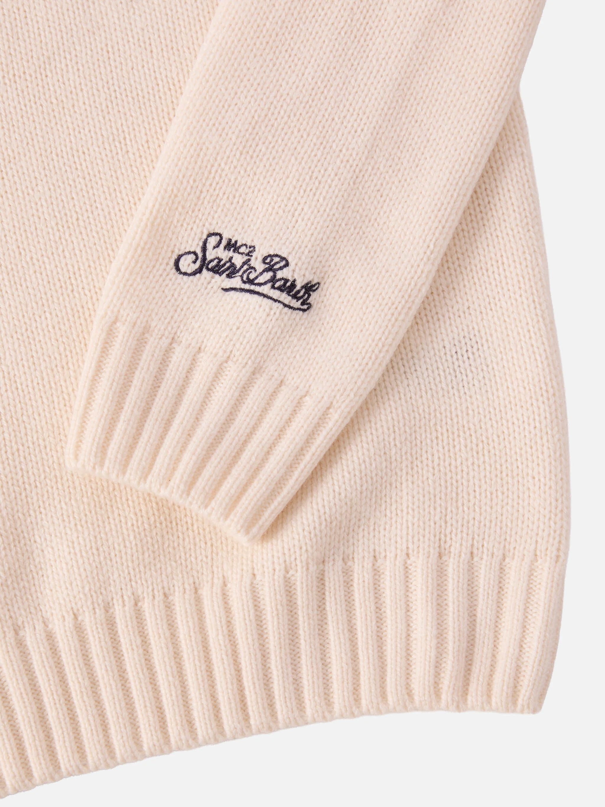 Sweater Bombardino Jr in cashmere blend with St. Moritz patch | ST. MORITZ TOP OF THE WORLD SPECIAL EDITION - Image 3