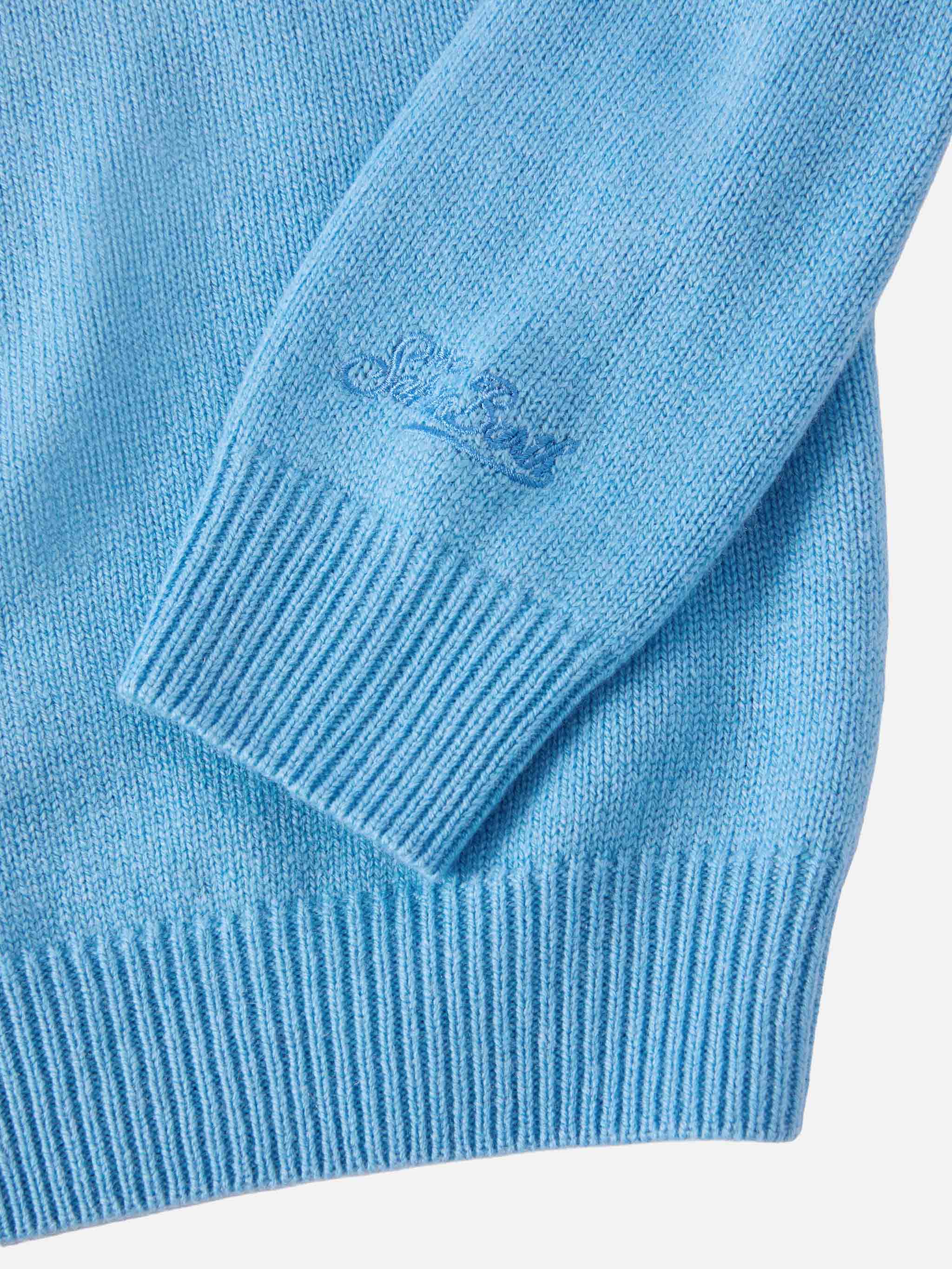 Crewneck Douglas in cashmere blend with Me ne vado dai nonni jacquard - Image 3