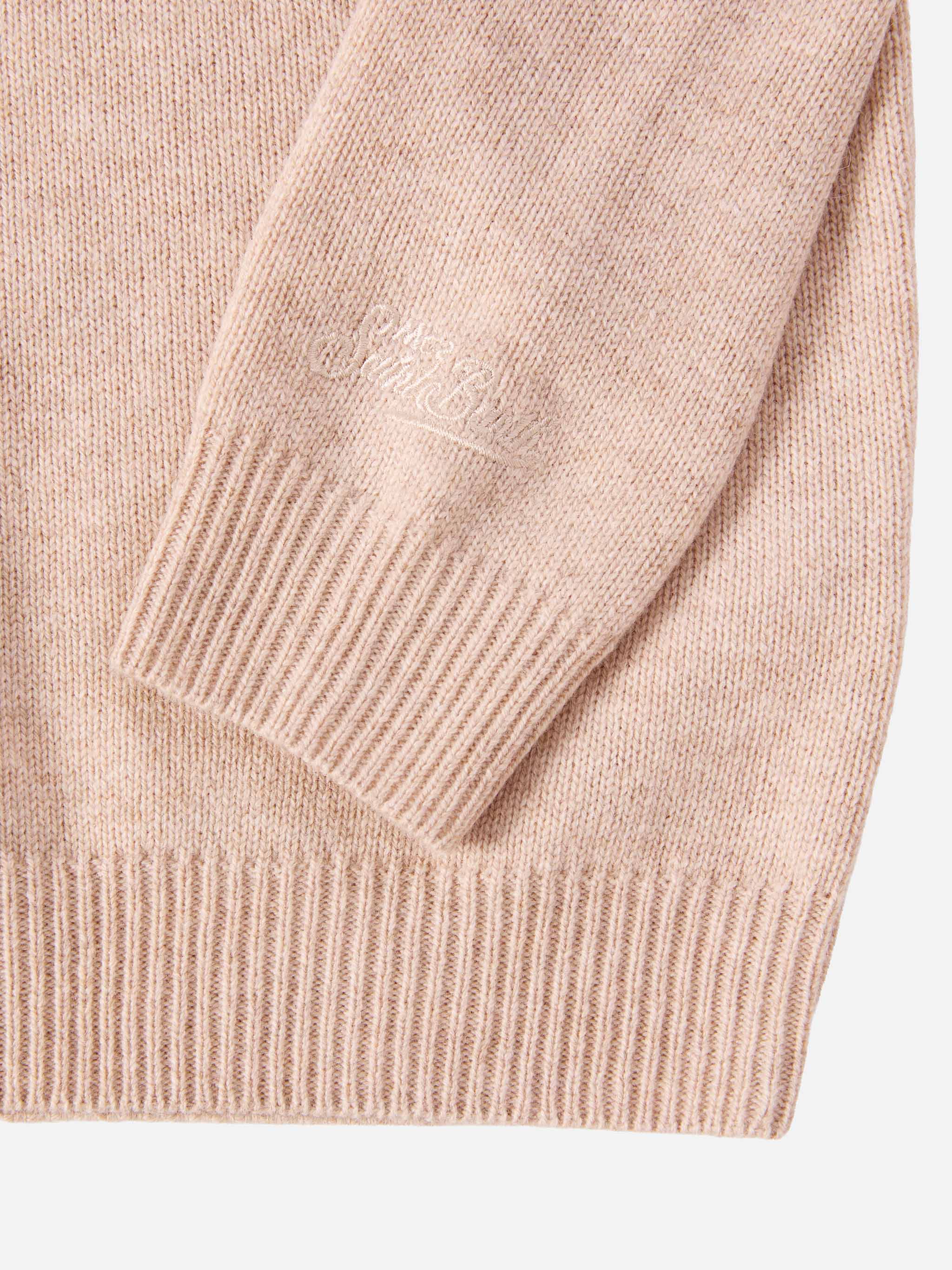 Crewneck Douglas in cashmere blend with Non sono stato io! jacquard - Image 3