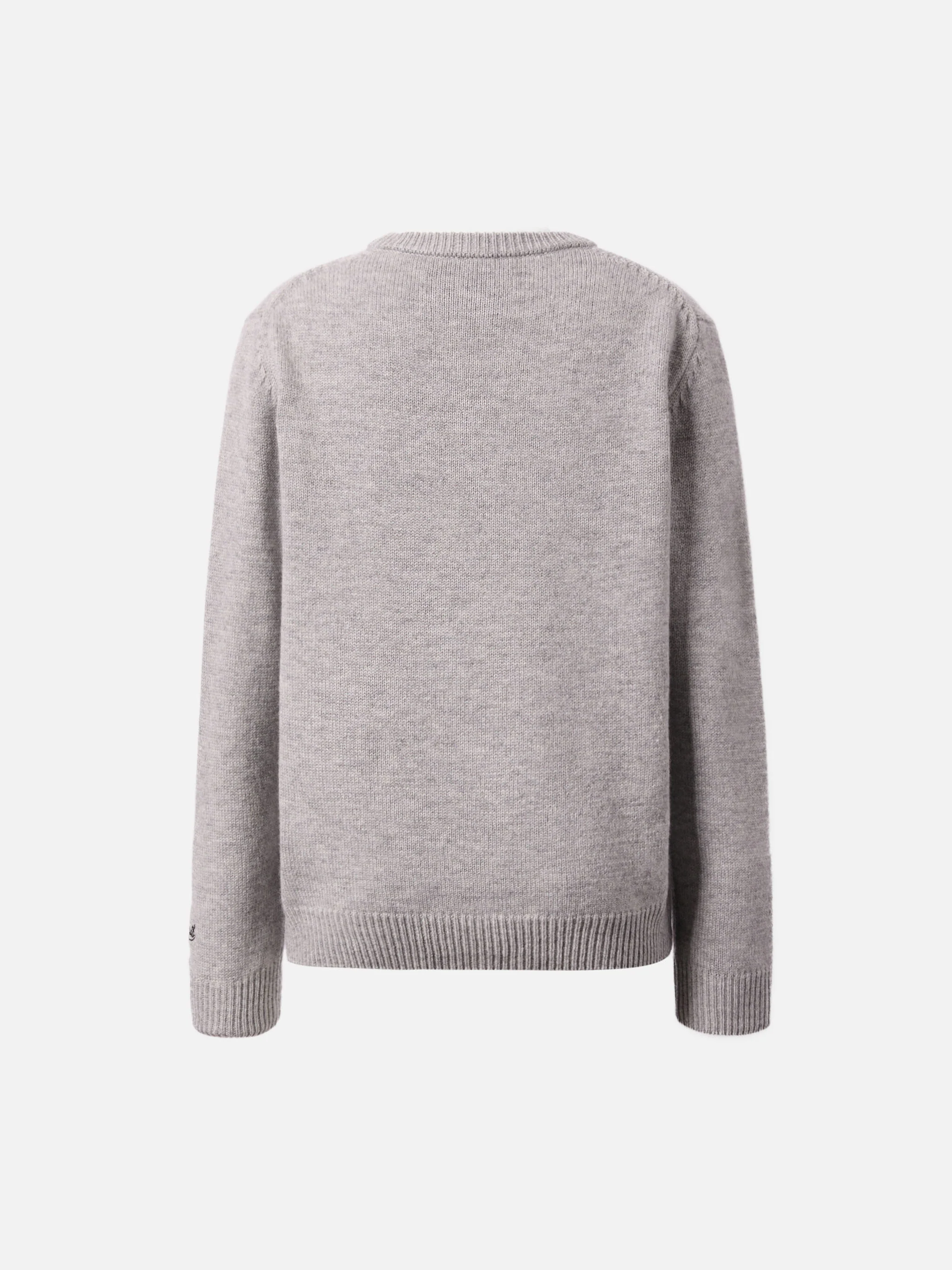 Crewneck Douglas in cashmere blend with Woodstock print and Vado dai Nonni embroidery | PEANUTS SPECIAL EDITION - Image 4