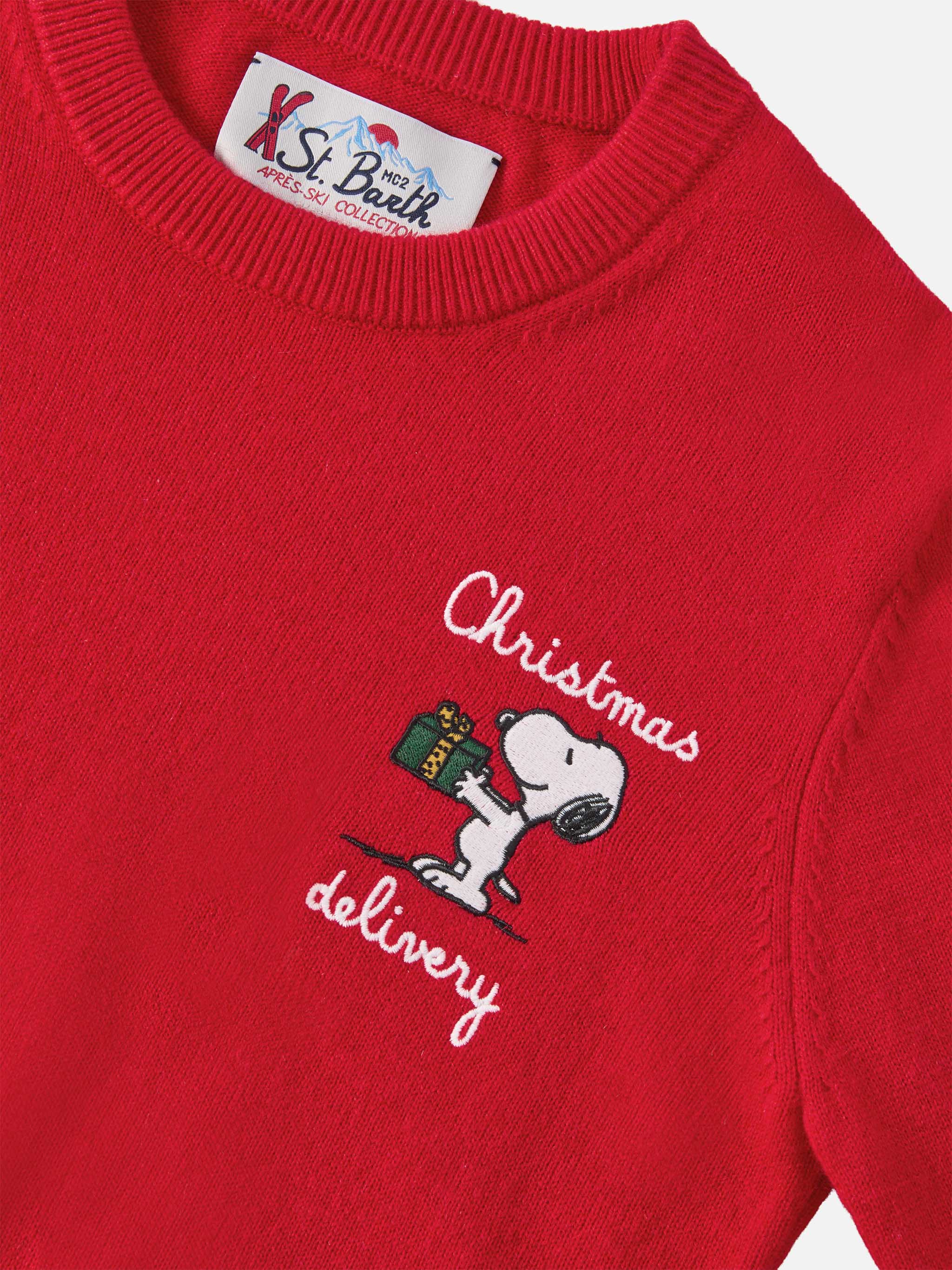 Sweater Douglas Light Embry in cashmere blend with Snoopy embroidery | PEANUTS SPECIAL EDITION - Image 2