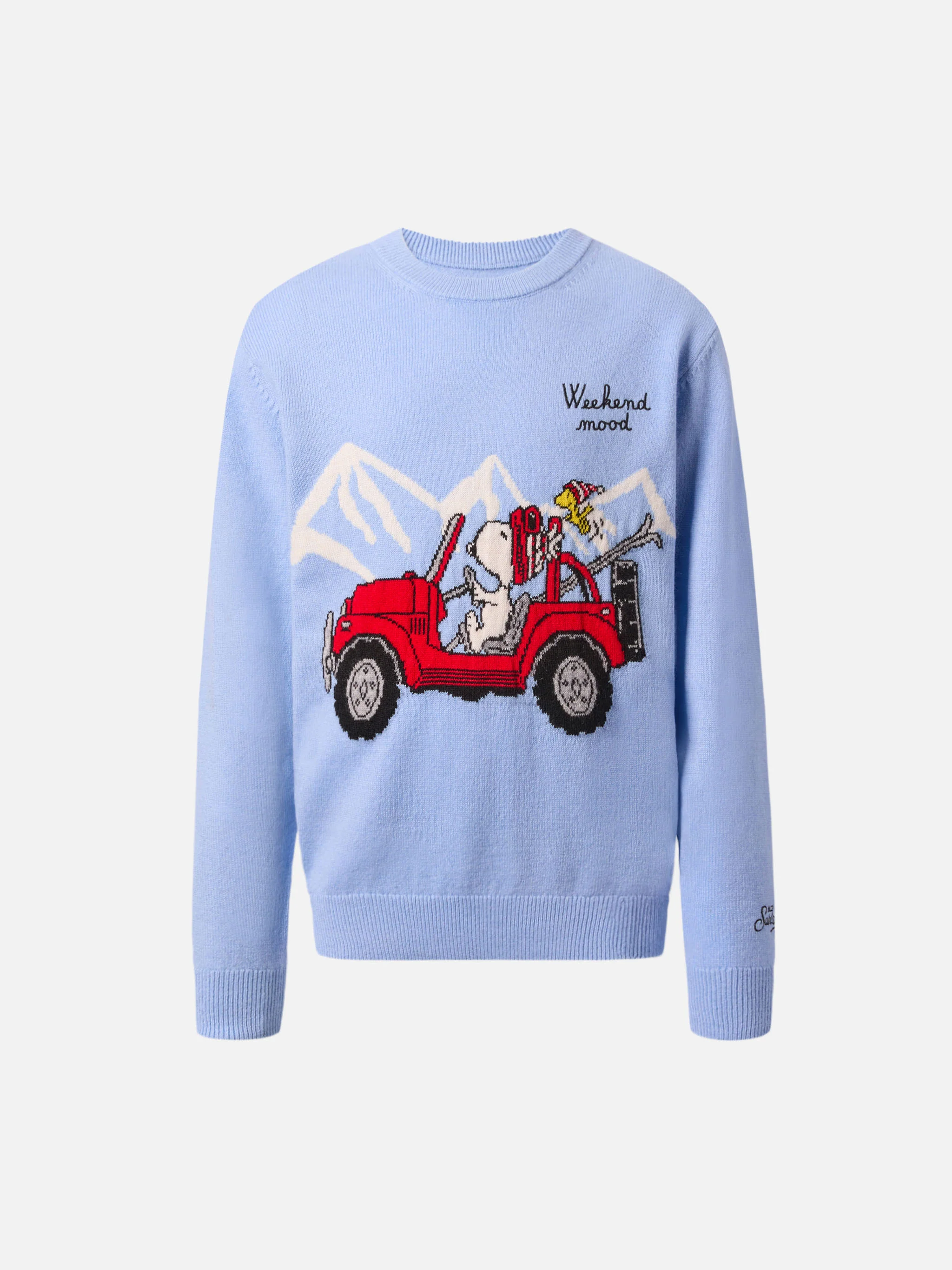 Crewneck Douglas Light in cashmere blend with Snoopy jacquard | PEANUTS SPECIAL EDITION