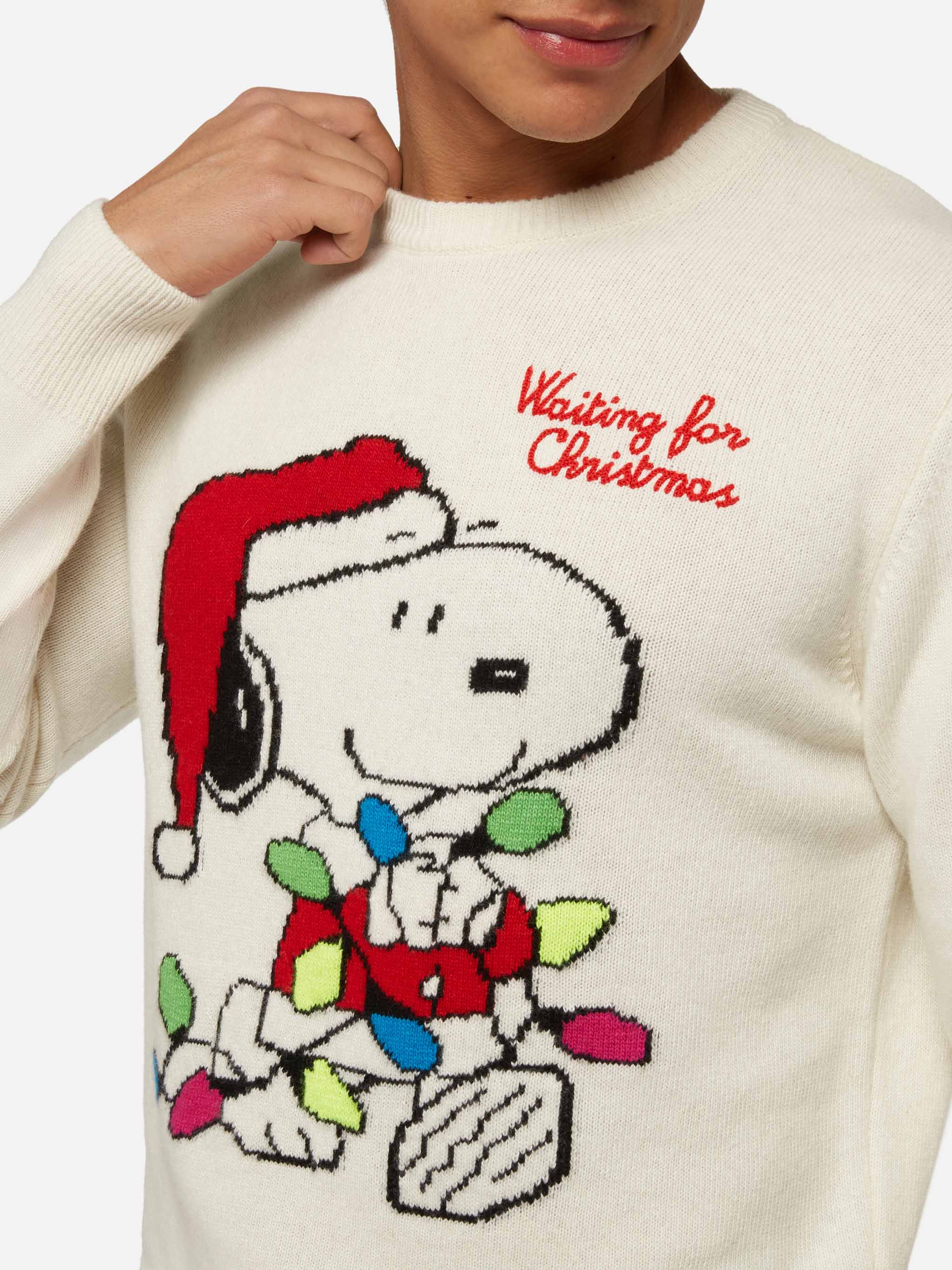 Sweater Heron with Snoopy jacquard and embroidery | SNOOPY PEANUTS® SPECIAL EDITION - Image 2