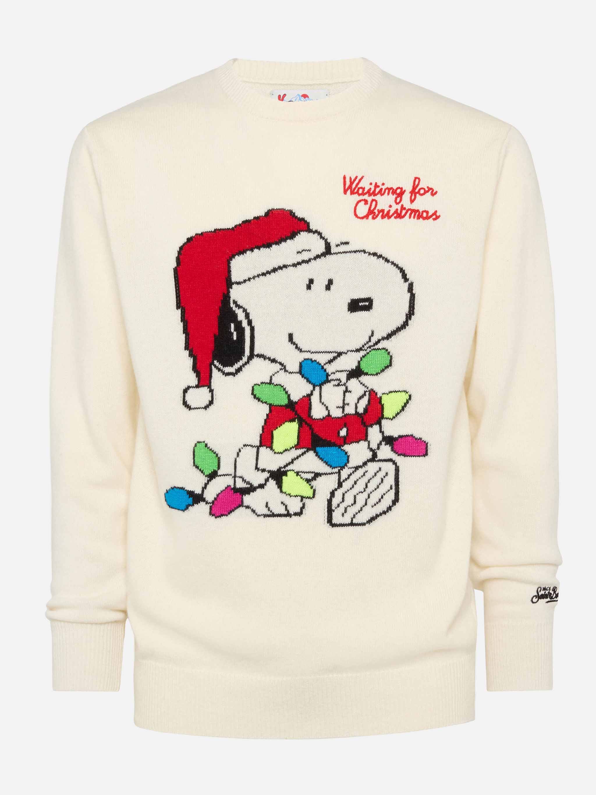 Sweater Heron with Snoopy jacquard and embroidery | SNOOPY PEANUTS® SPECIAL EDITION - Image 4