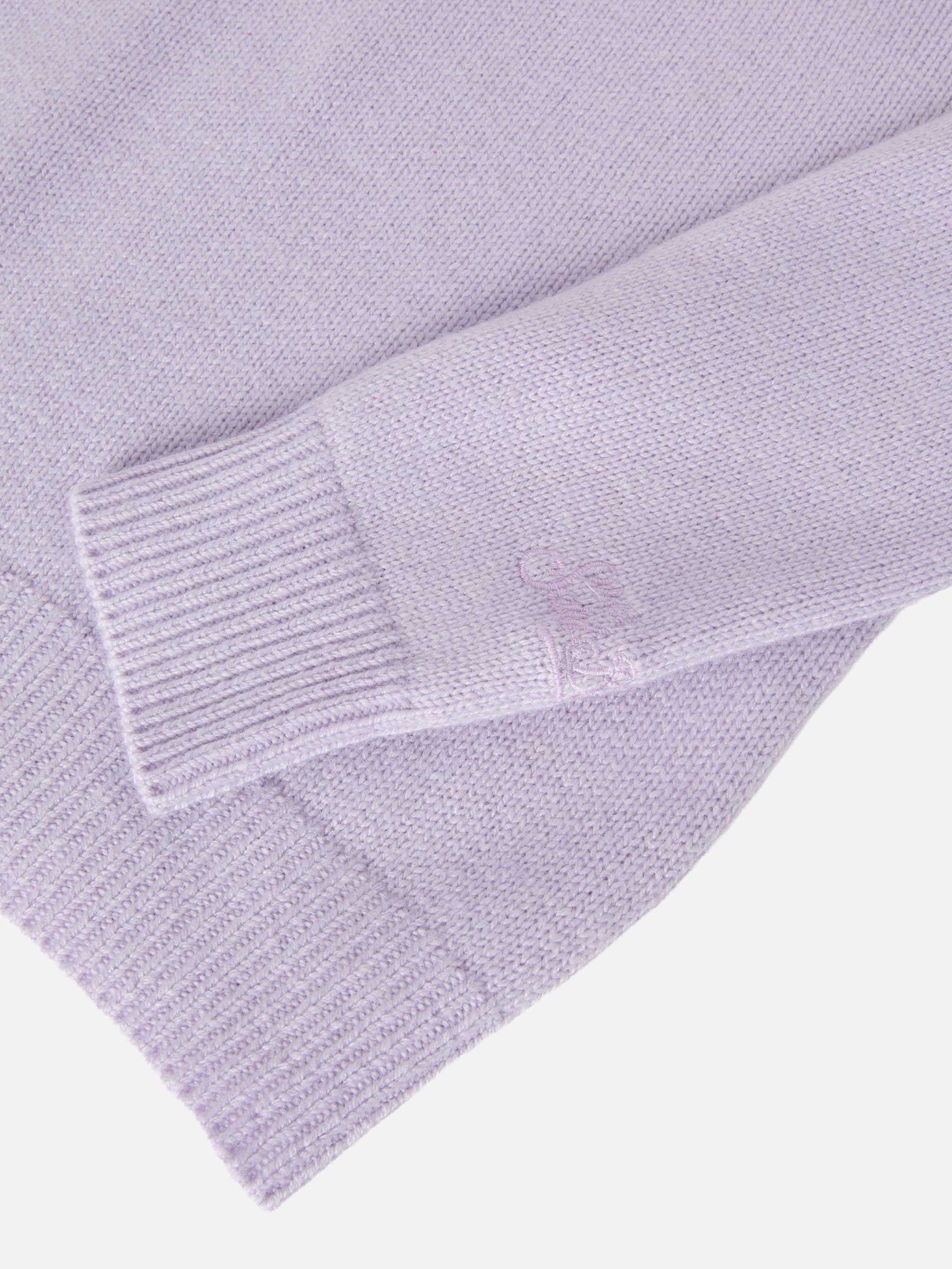 Crewnecl Princess in cashmere blend with Bella e Monella jacquard - Image 4