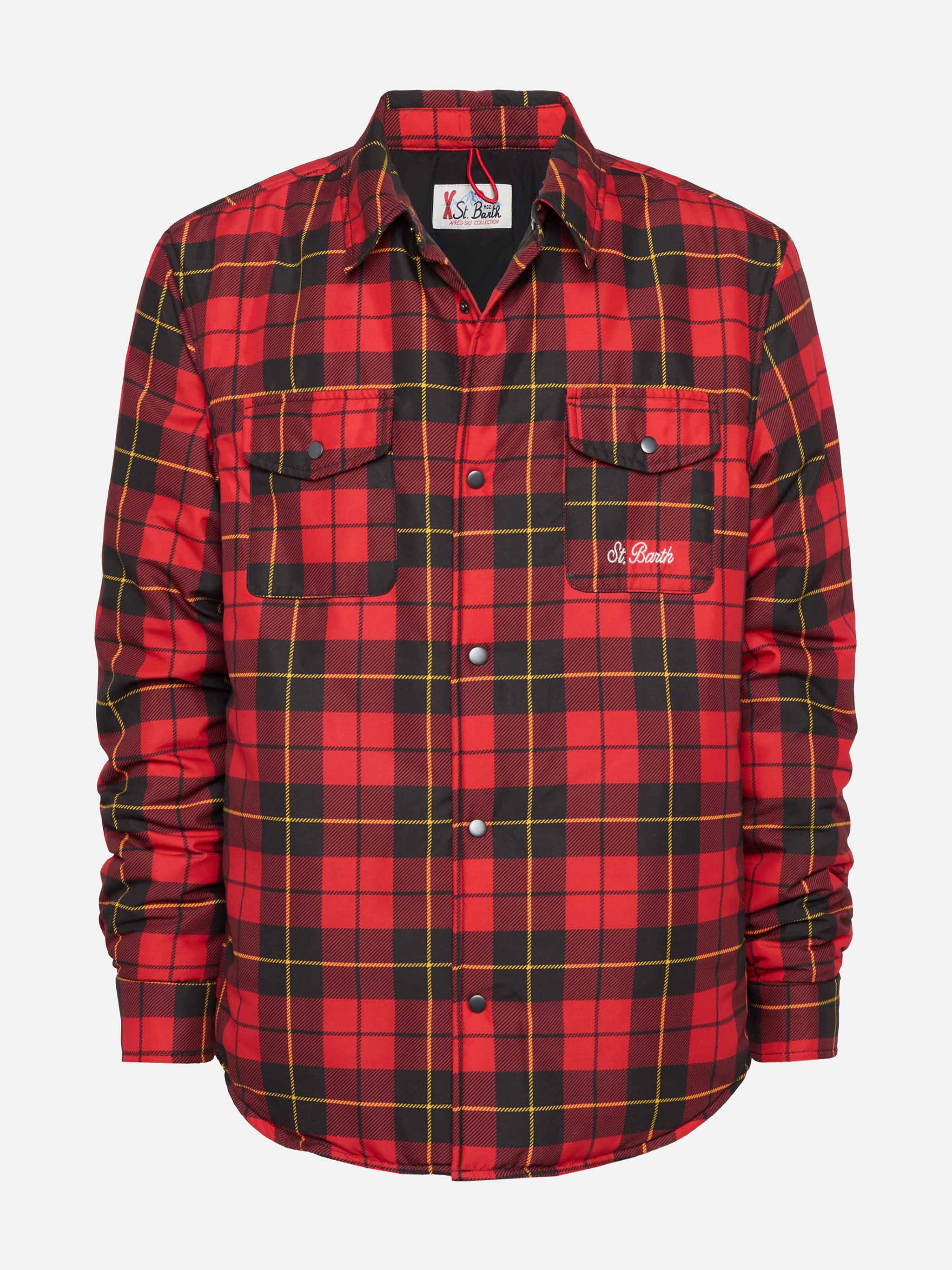 Technic fabric overshirt Chalet with check print - Image 4
