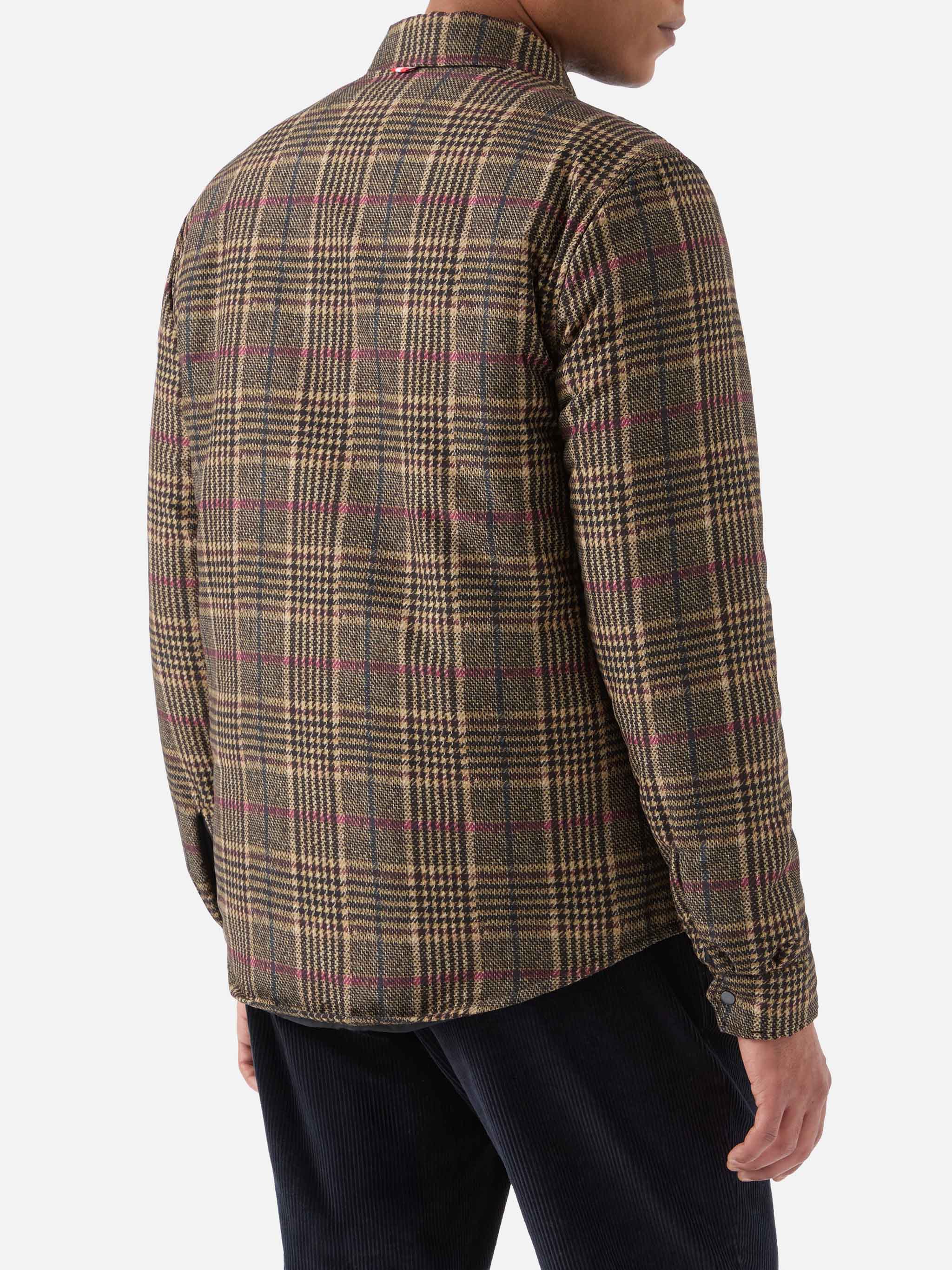 Technic fabric overshirt Chalet with Prince of Wales print - Image 5