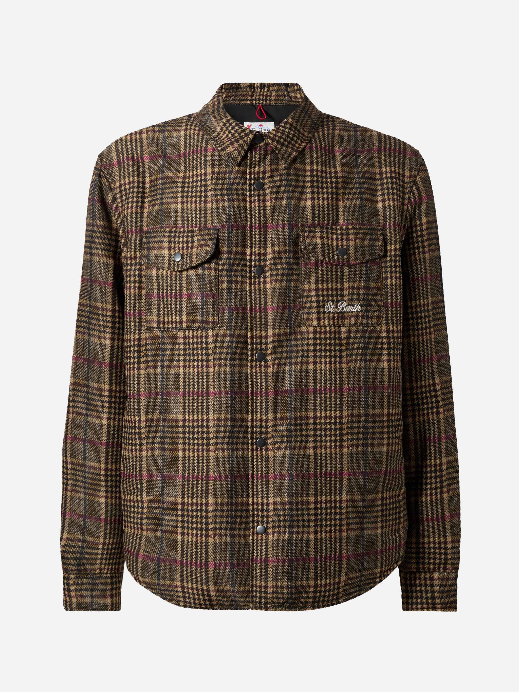 Technic fabric overshirt Chalet with Prince of Wales print - Image 7